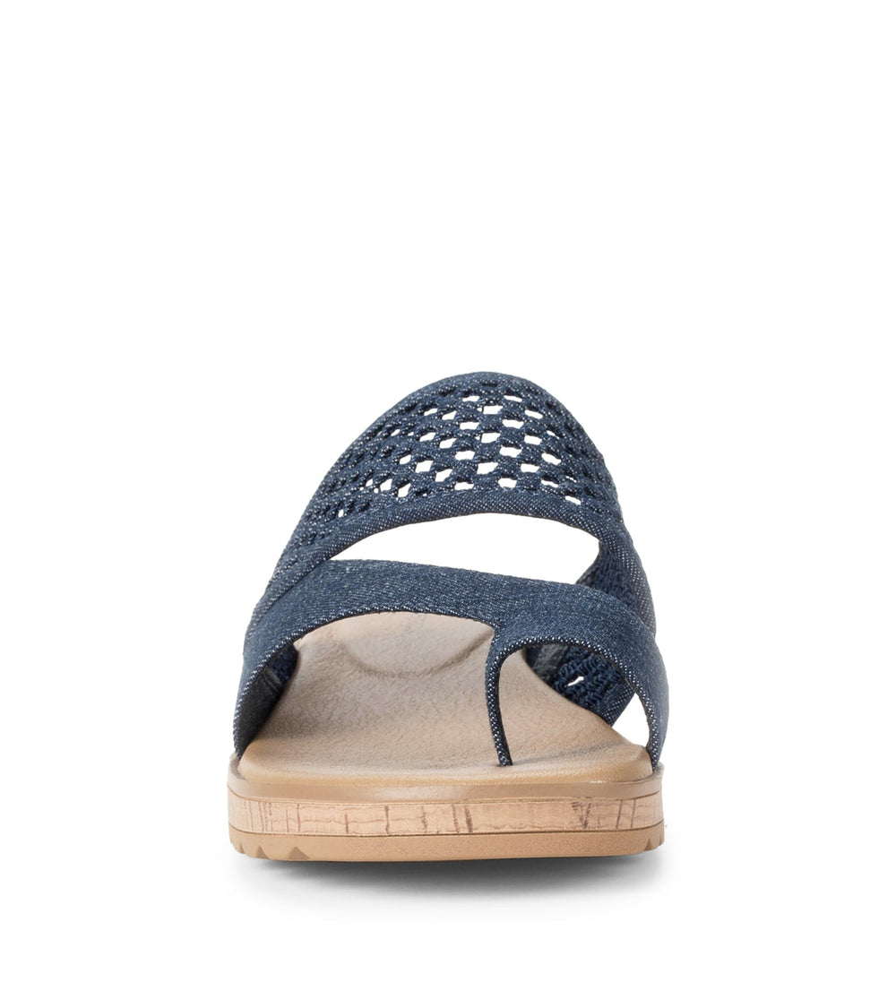 Baretraps Gibby Slide Sandal Dark Denim