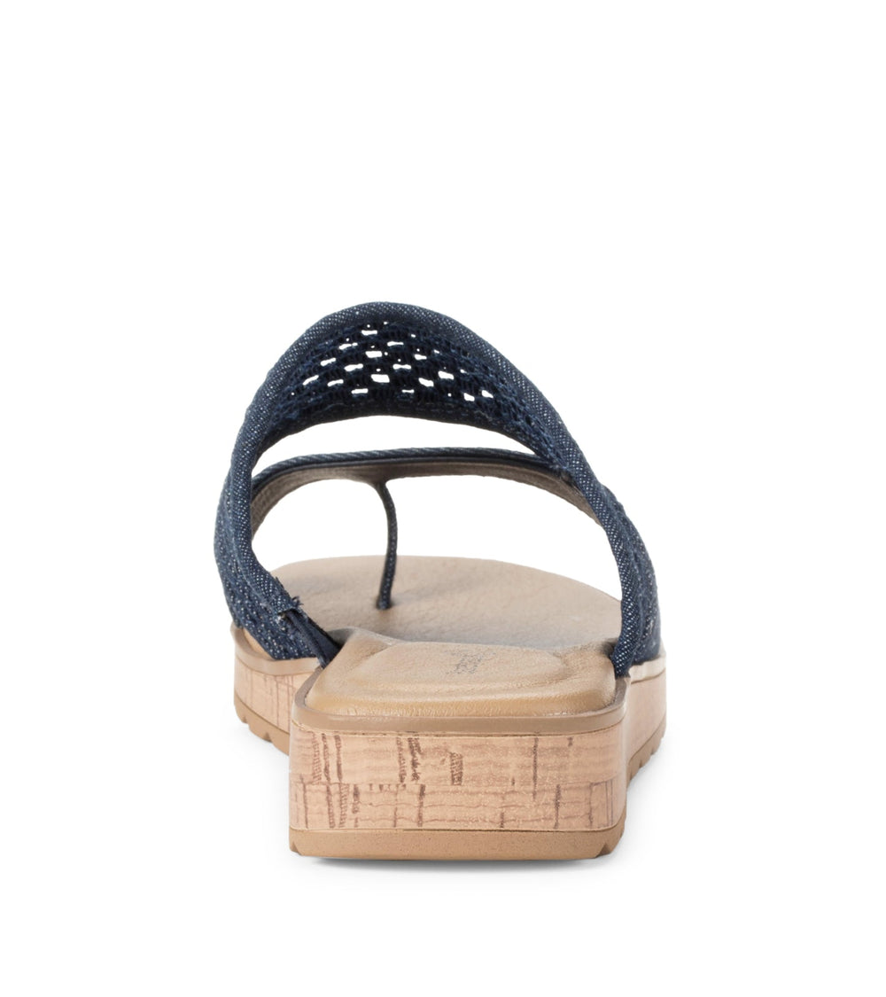 Baretraps Gibby Slide Sandal Dark Denim