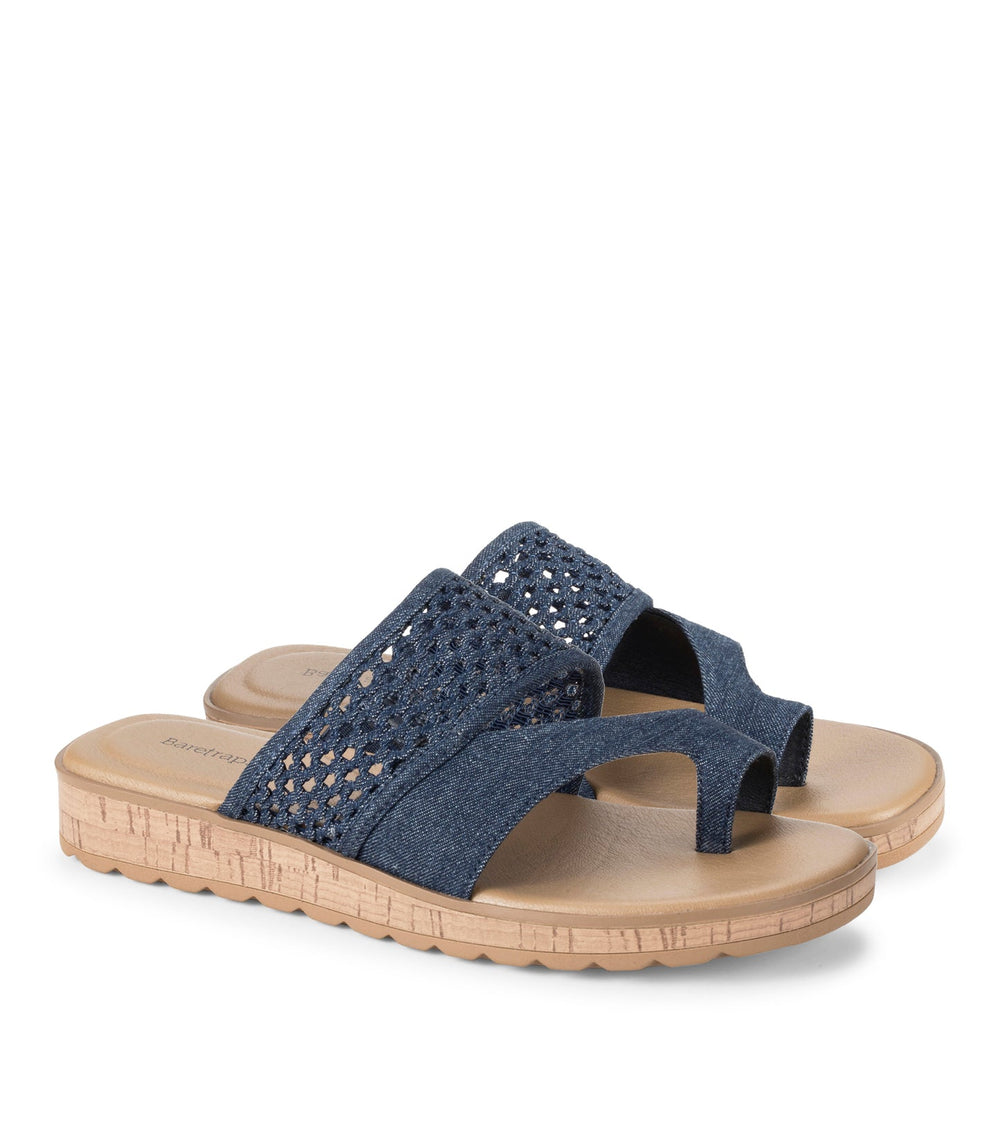 Baretraps Gibby Slide Sandal Dark Denim