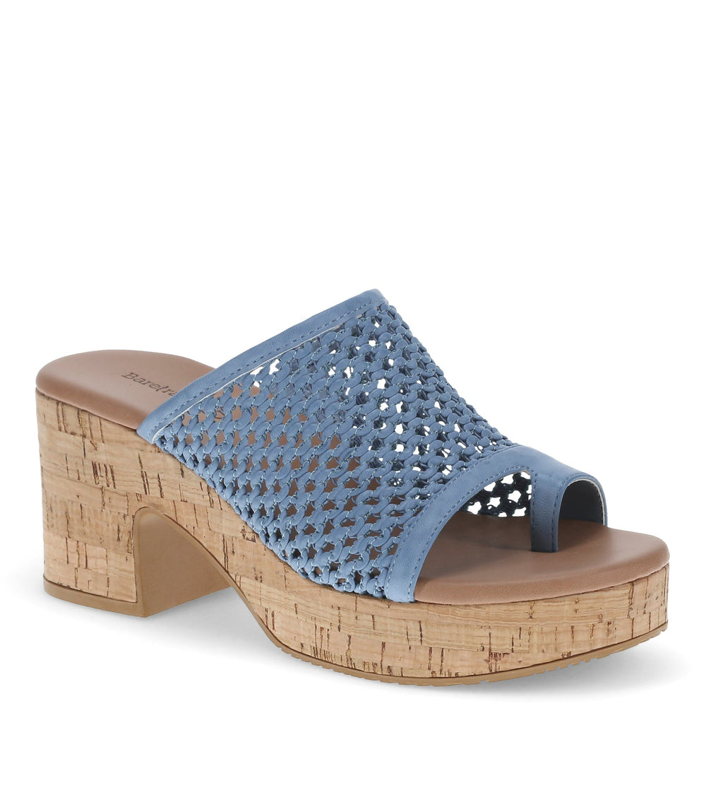 Baretraps Michaela Block Heel Sandal Island Blue