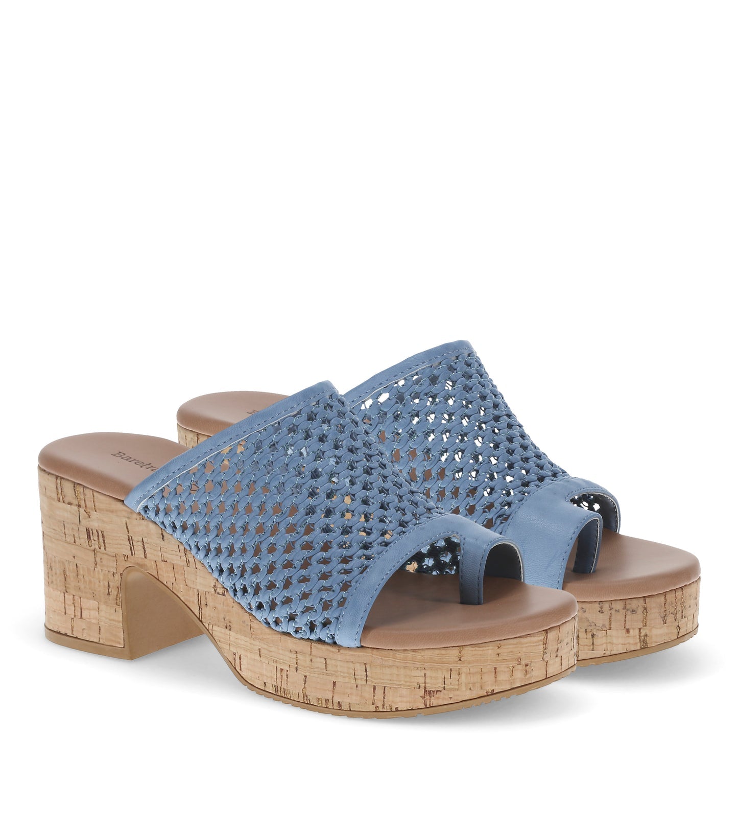 Baretraps Michaela Block Heel Sandal Island Blue
