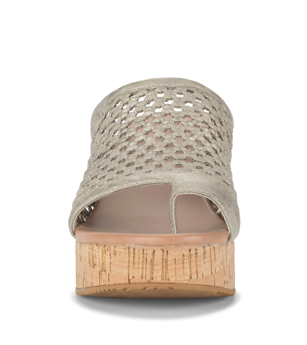 Baretraps Michaela Block Heel Sandal Champagne