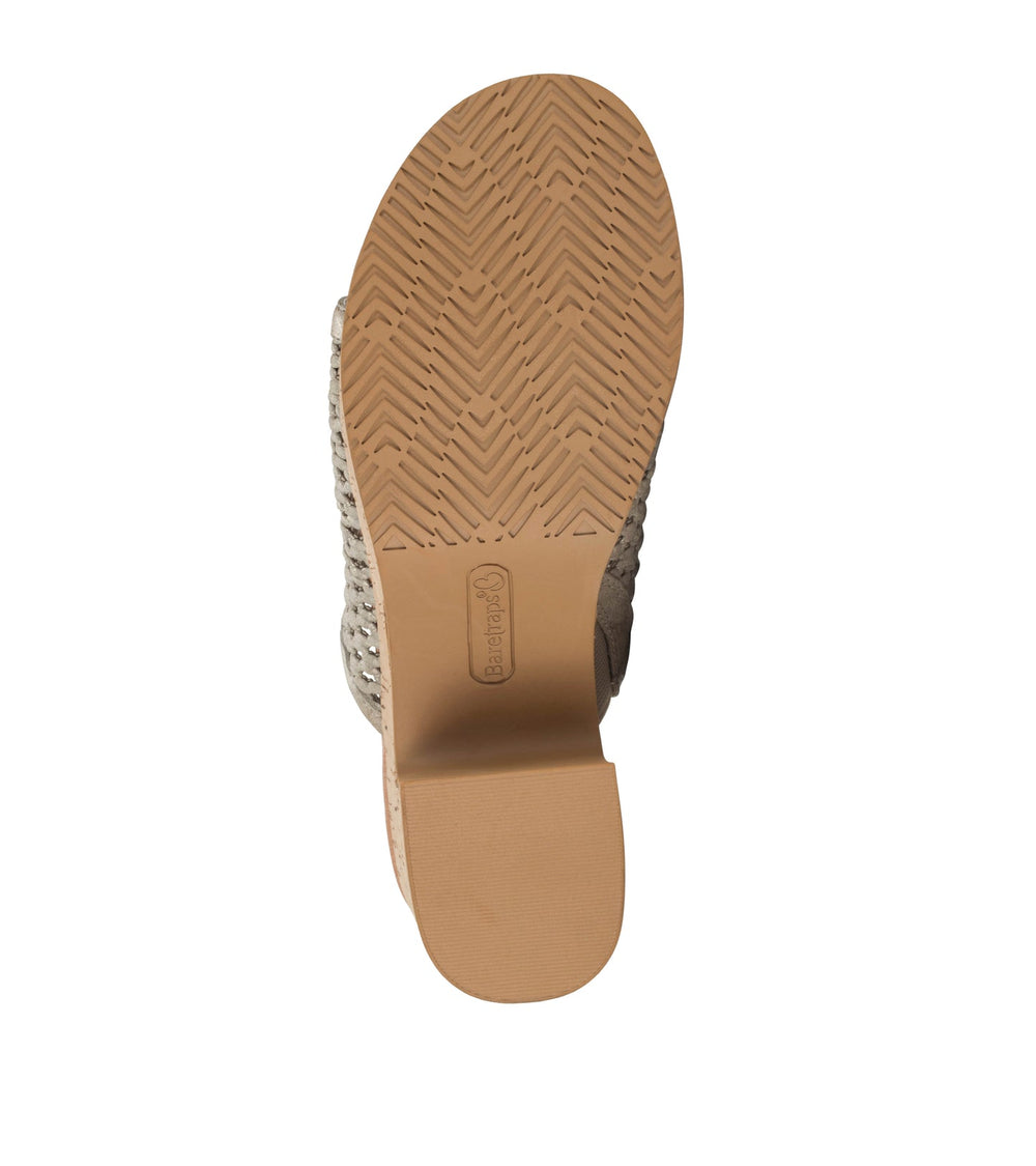 Baretraps Michaela Block Heel Sandal Champagne
