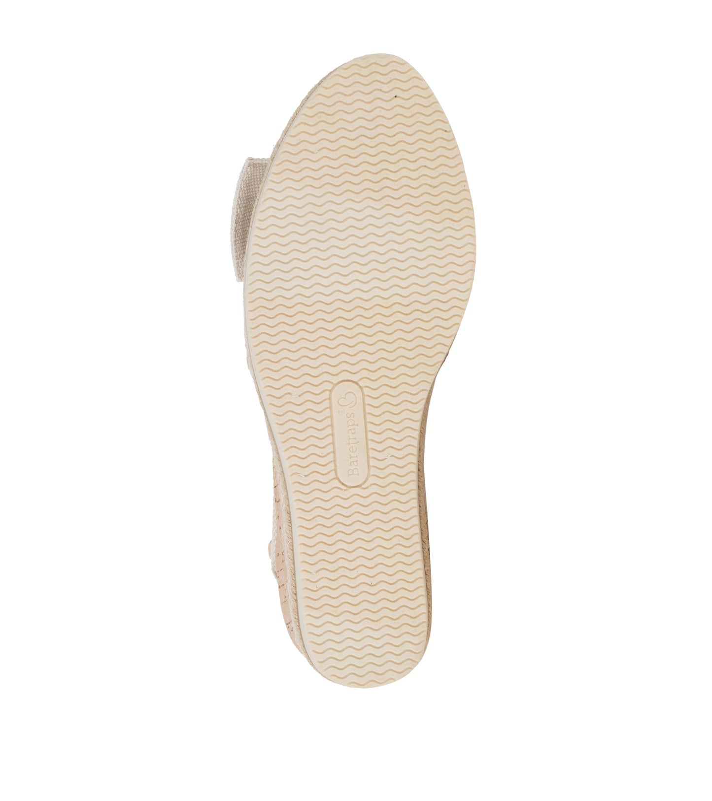 Baretraps Arabelle Closed Toe Wedge Sandal Cream