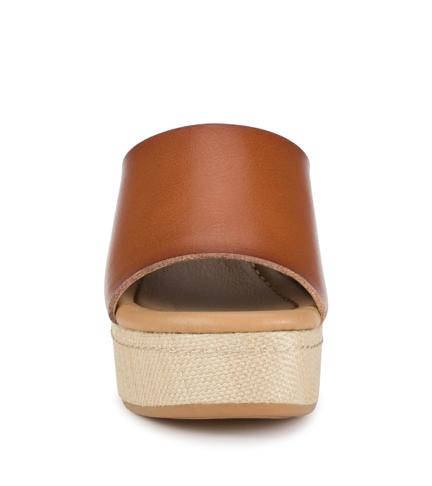 Baretraps Teah Wedge Slide Sandal Dark Caramel