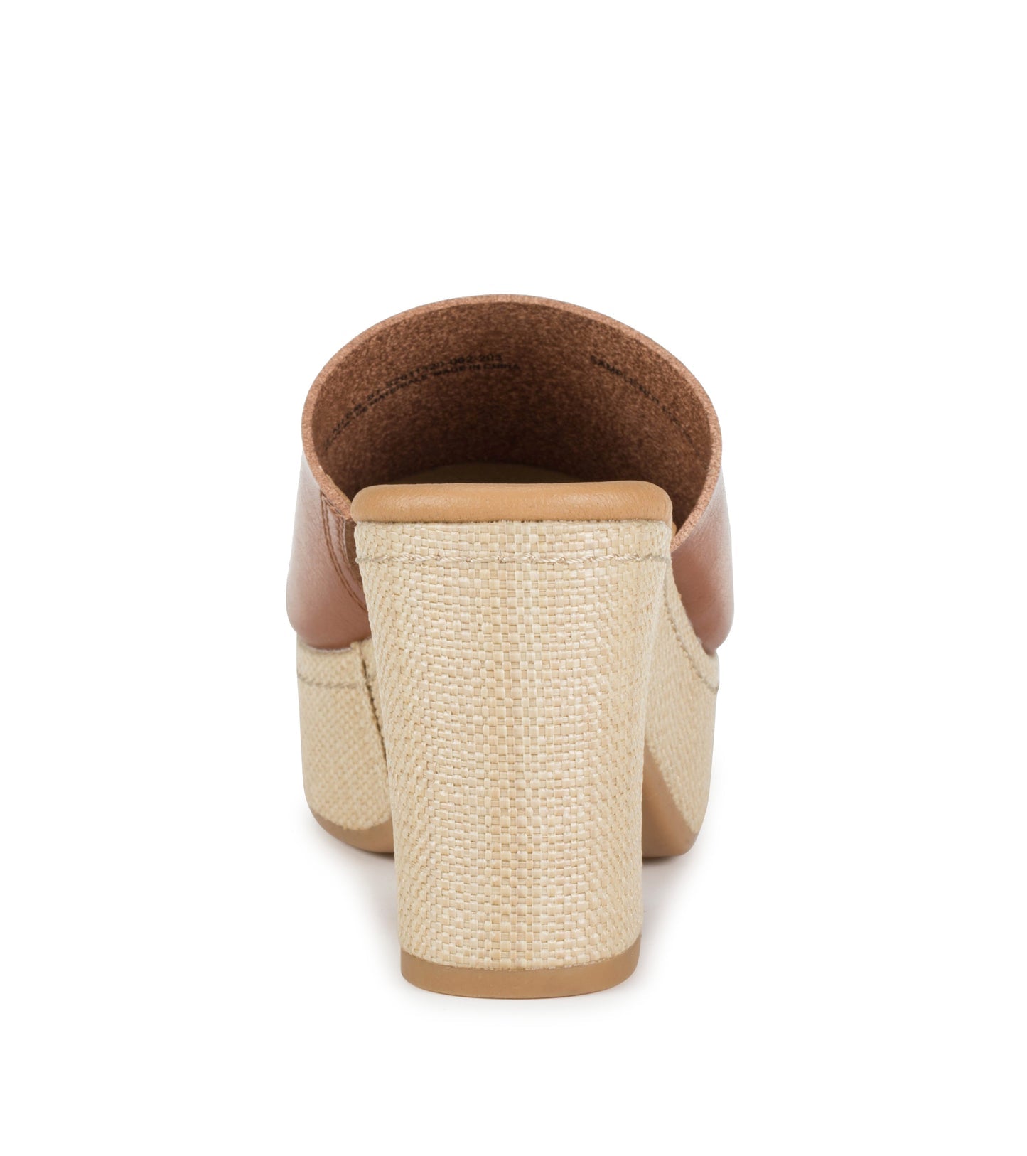 Baretraps Teah Wedge Slide Sandal Dark Caramel
