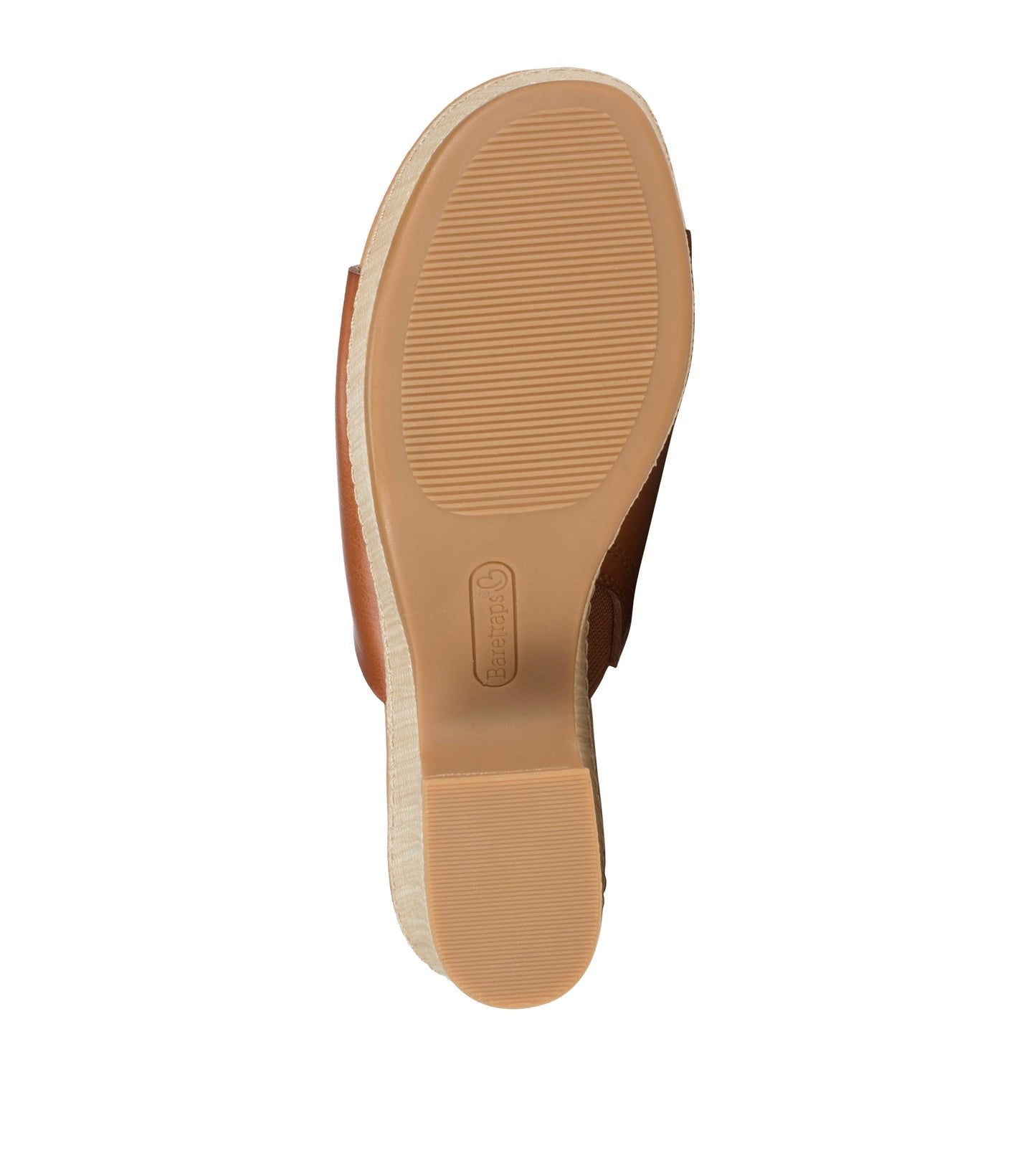 Baretraps Teah Wedge Slide Sandal Dark Caramel