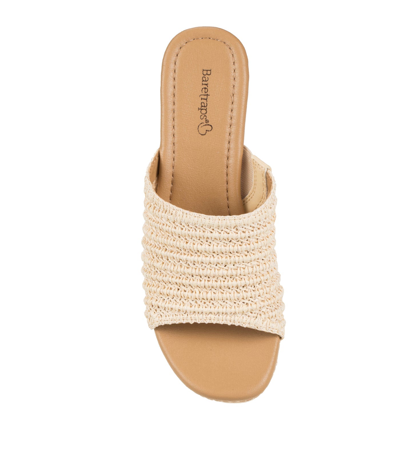 Baretraps Teah Wedge Slide Sandal Natural