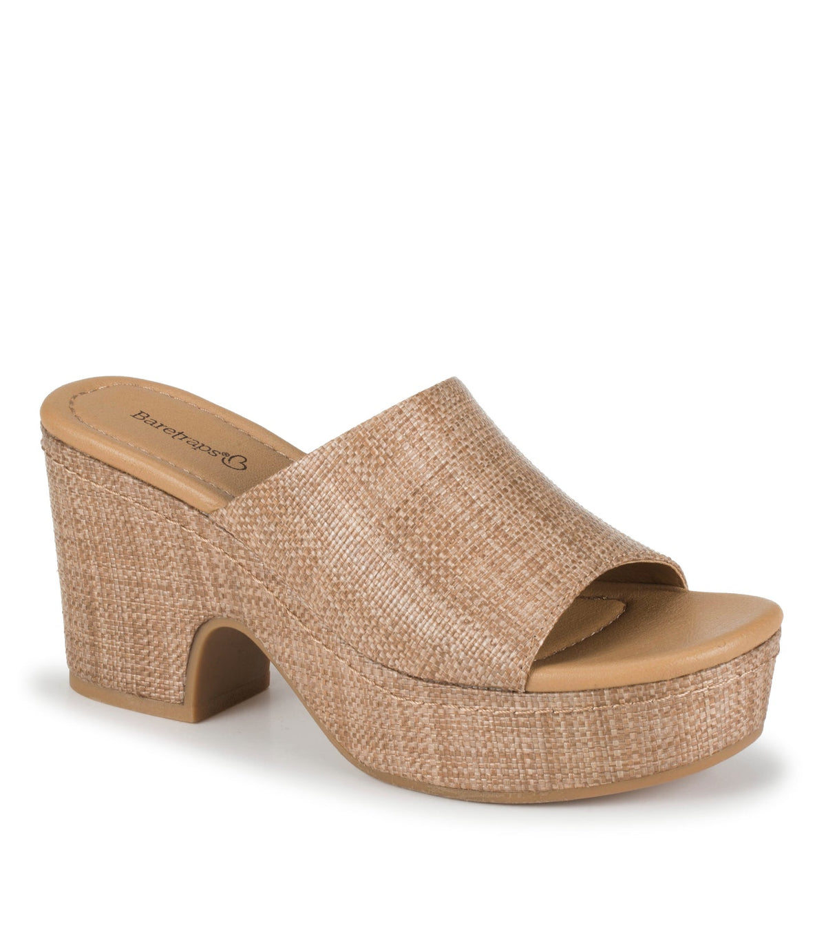 Baretraps Teah Wedge Slide Sandal Medium Brown