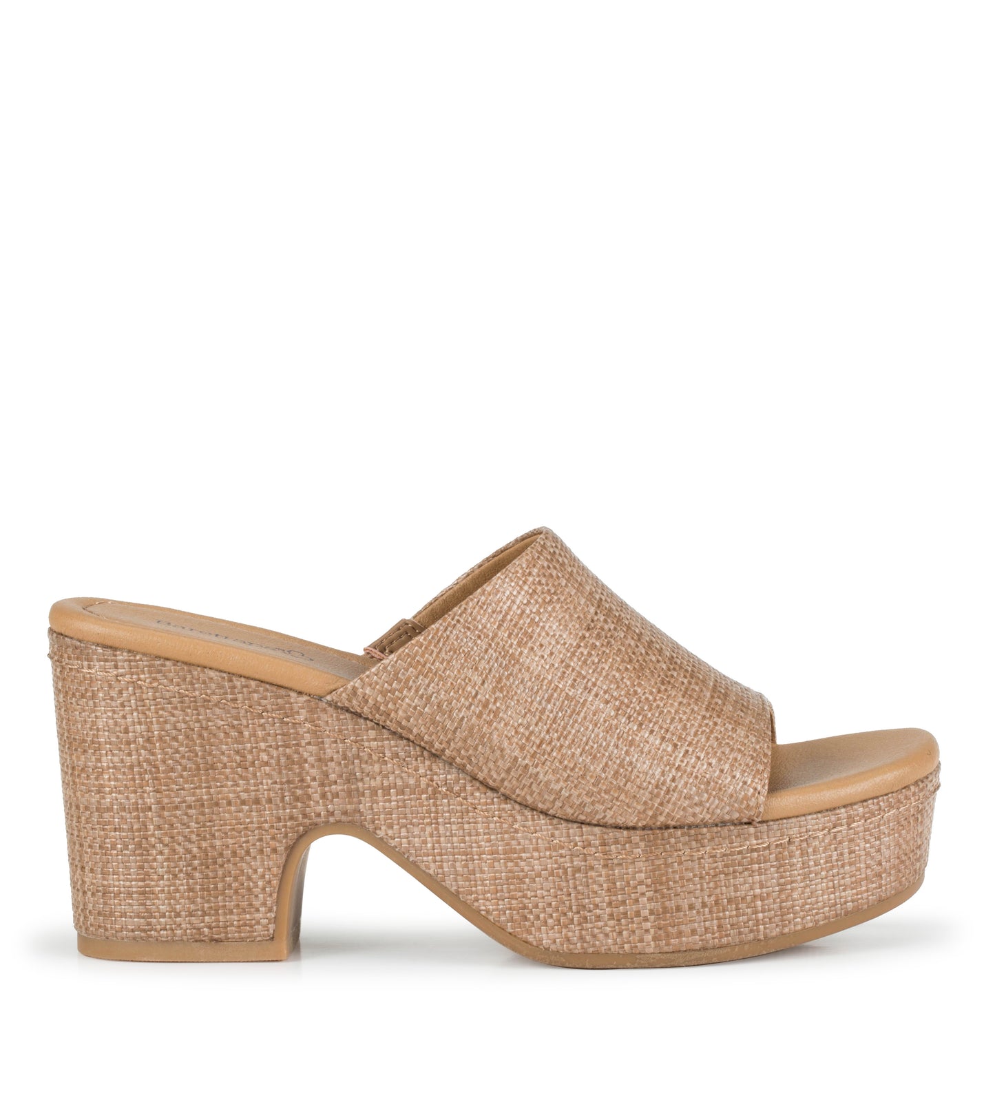 Baretraps Teah Wedge Slide Sandal Medium Brown