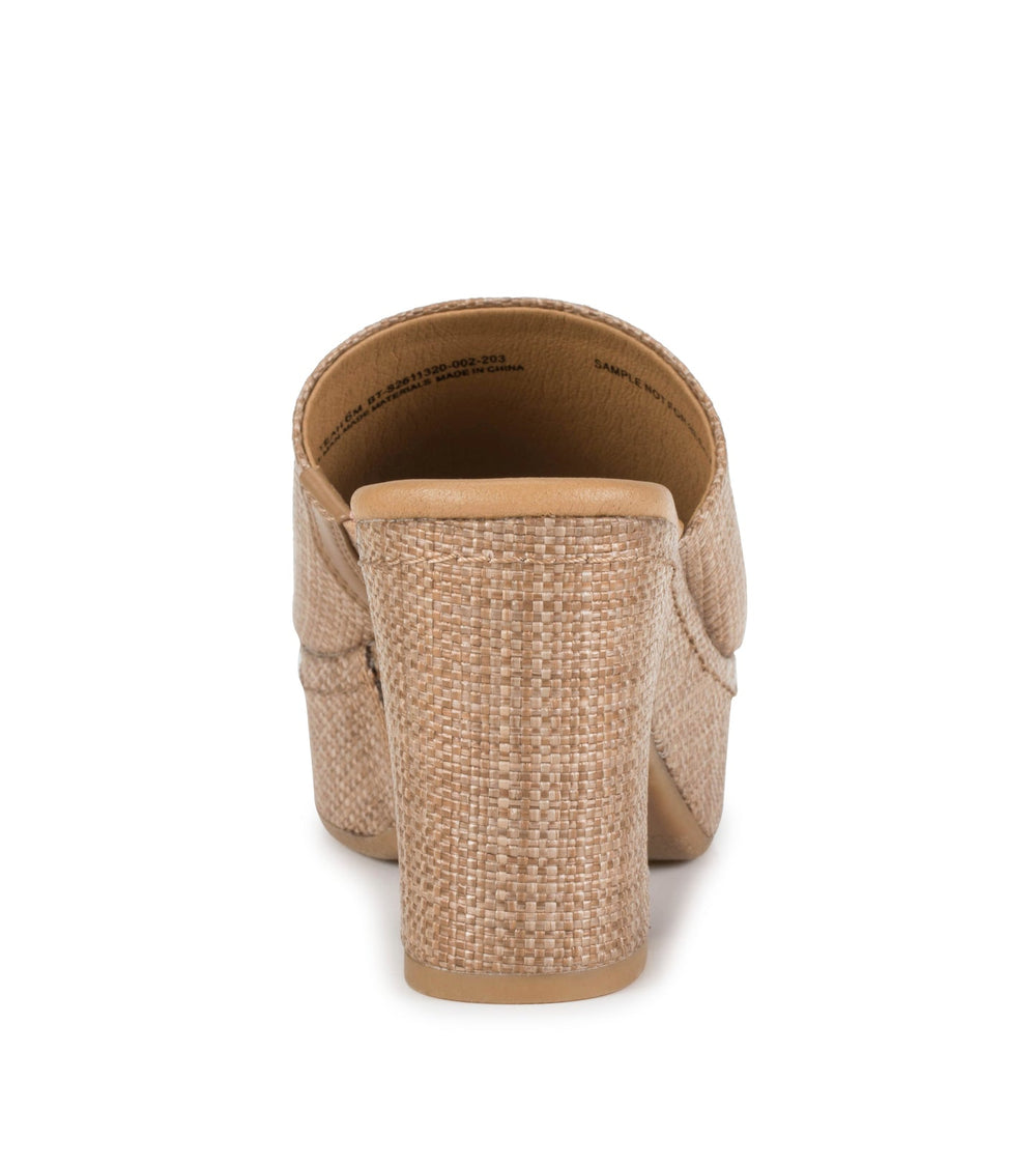 Baretraps Teah Wedge Slide Sandal Medium Brown