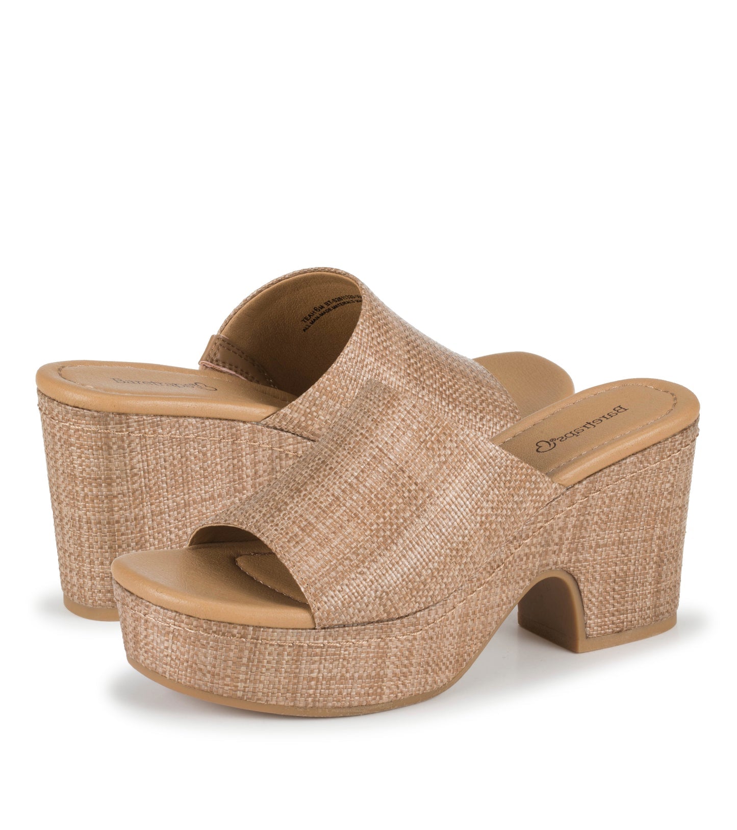Baretraps Teah Wedge Slide Sandal Medium Brown