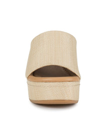 Baretraps Teah Wedge Slide Sandal Natural Multi