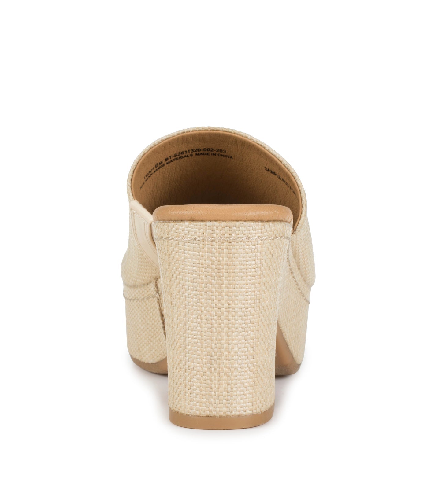 Baretraps Teah Wedge Slide Sandal Natural Multi