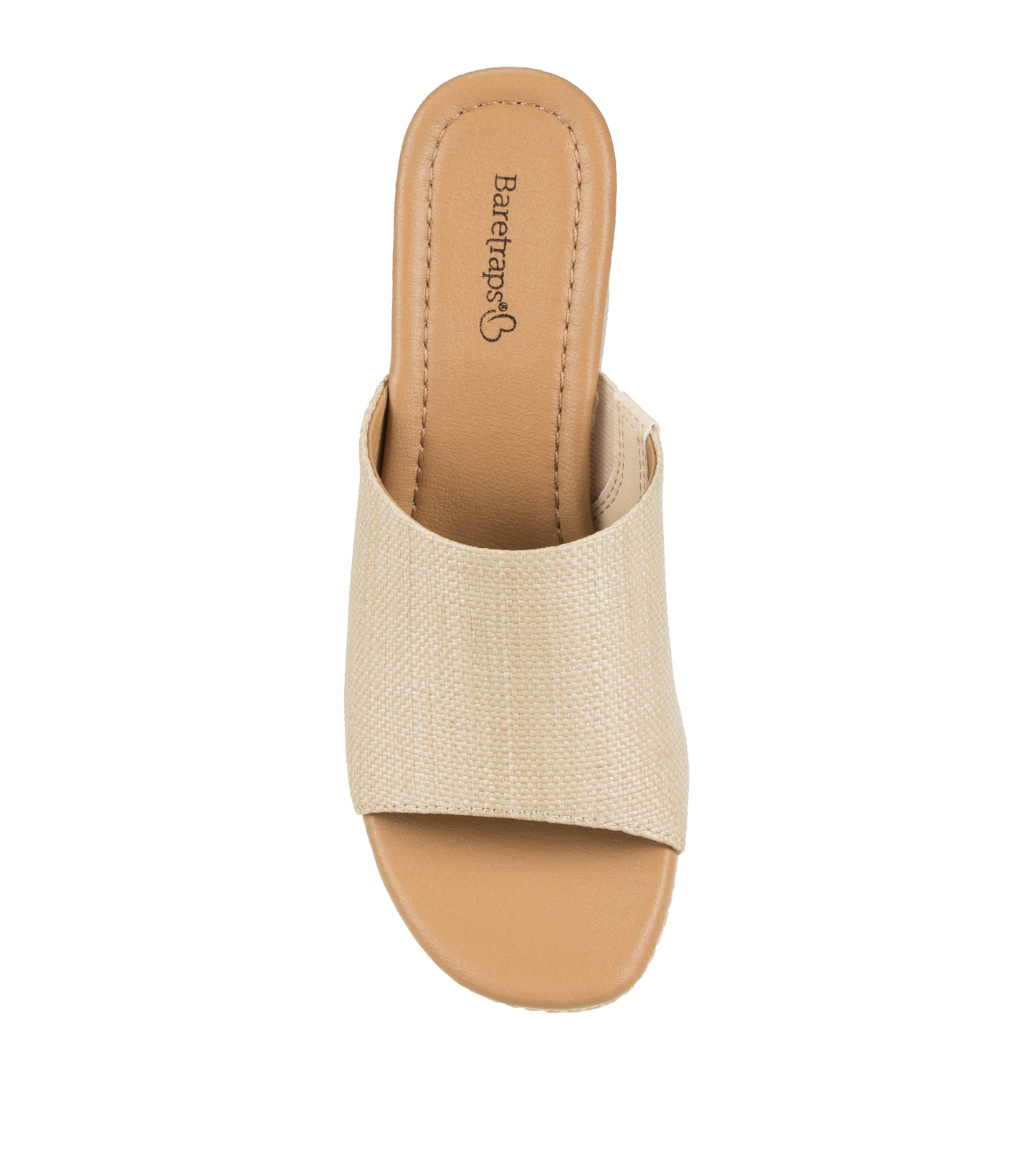 Baretraps Teah Wedge Slide Sandal Natural Multi