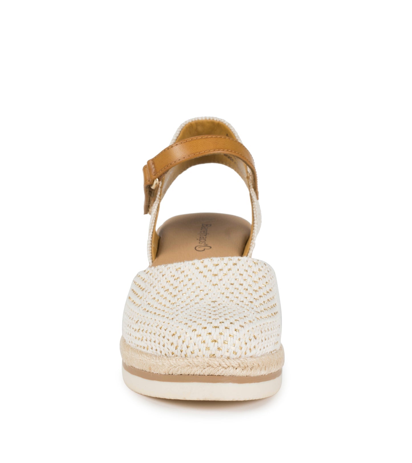 Baretraps Alycia Closed Toe Wedge Sandal Gold