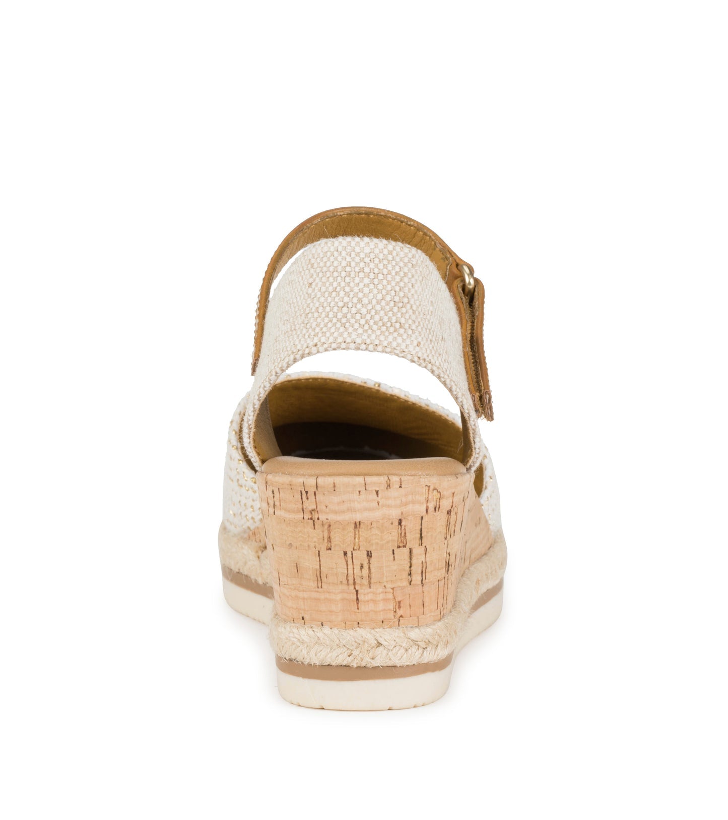 Baretraps Alycia Closed Toe Wedge Sandal Gold