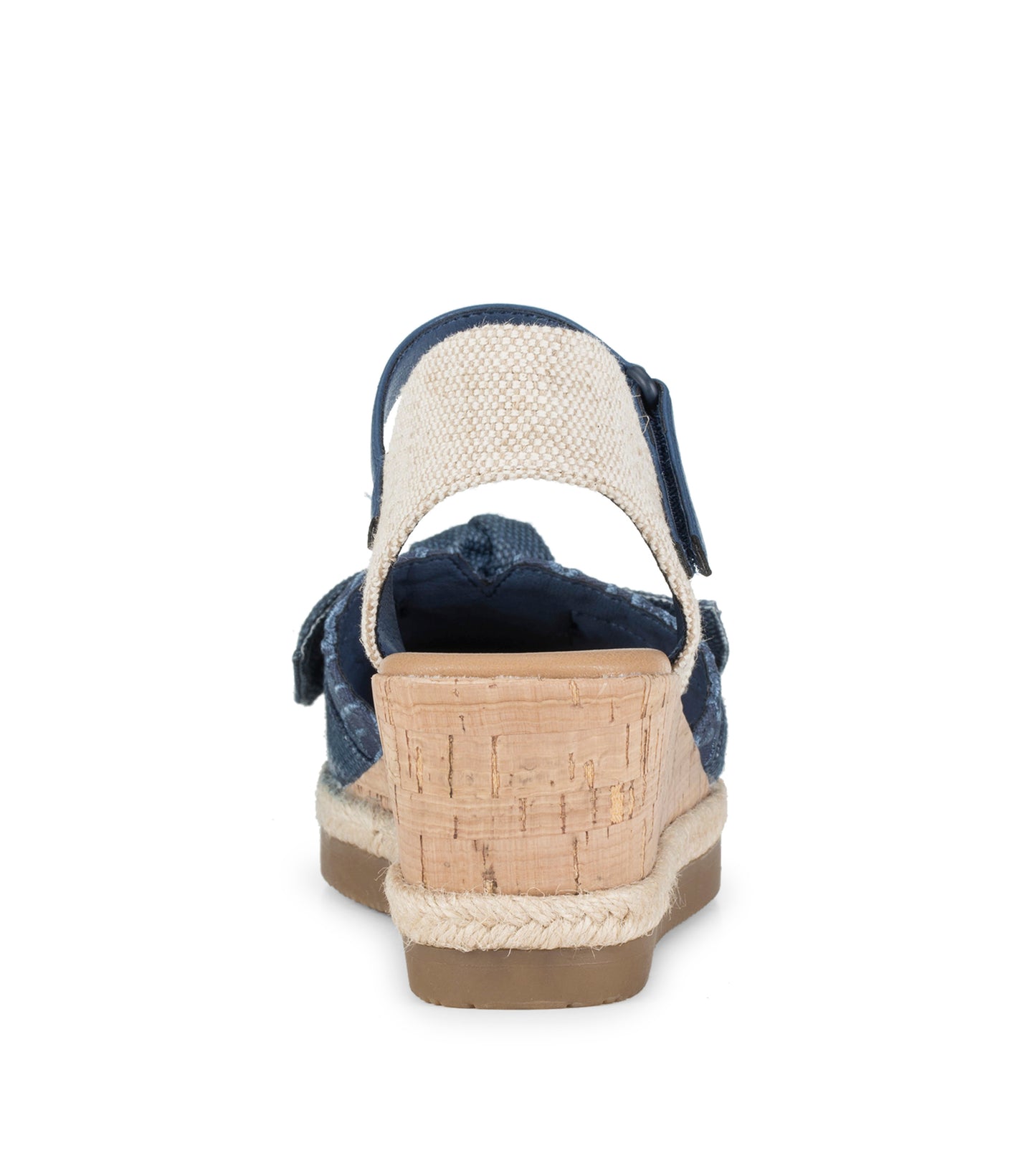 Baretraps Arabelle Closed Toe Wedge Sandal Denim