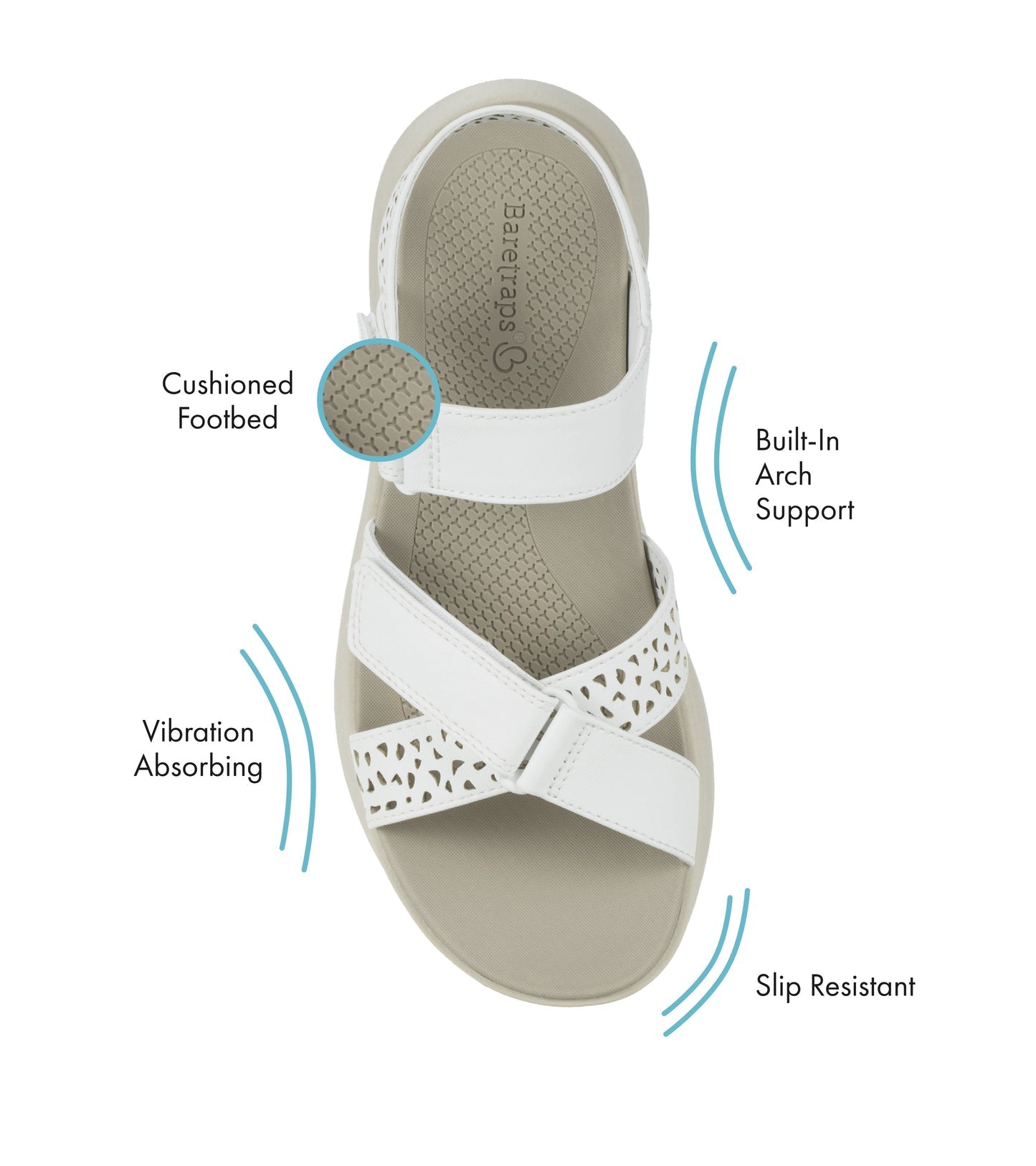 Baretraps Jubilee Sandal White