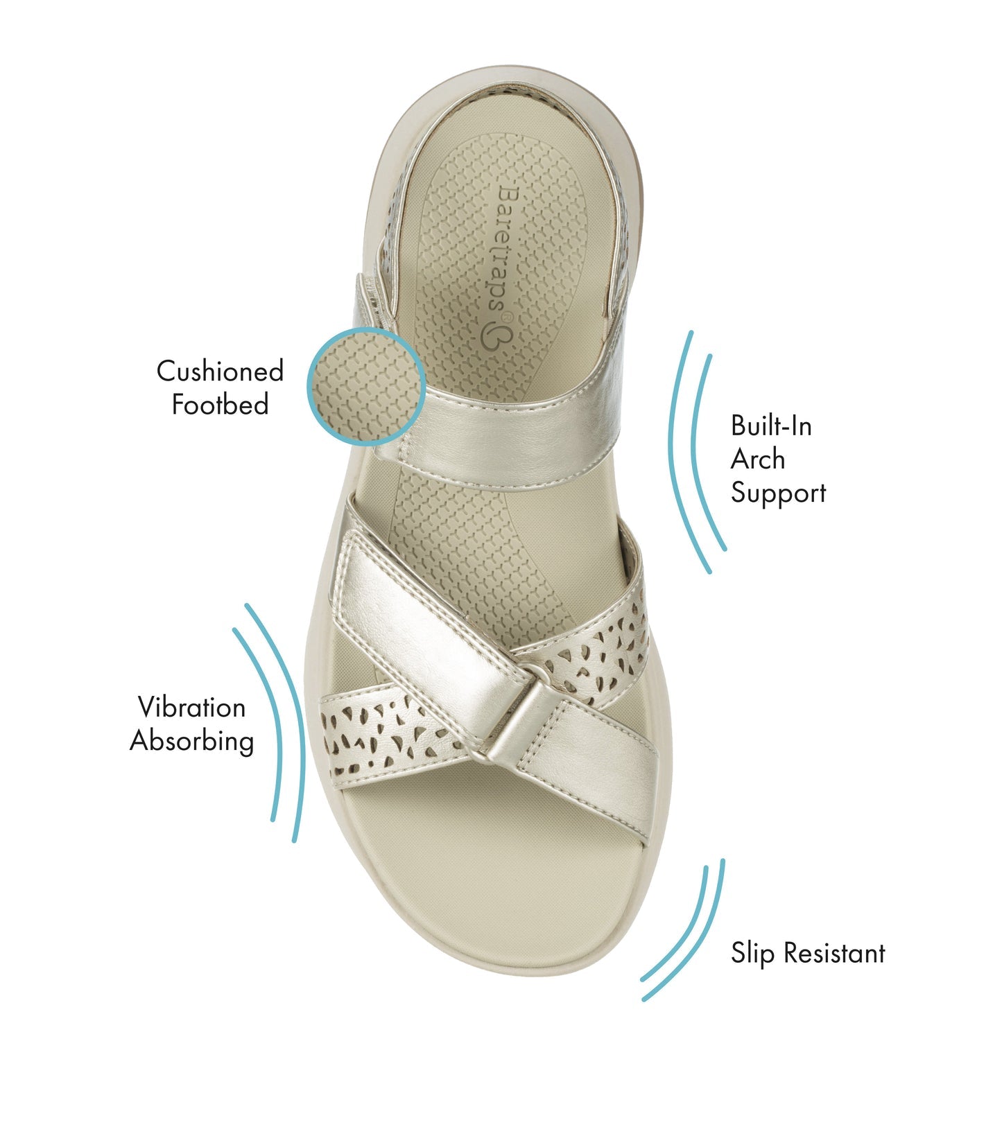Baretraps Jubilee Sandal Champagne