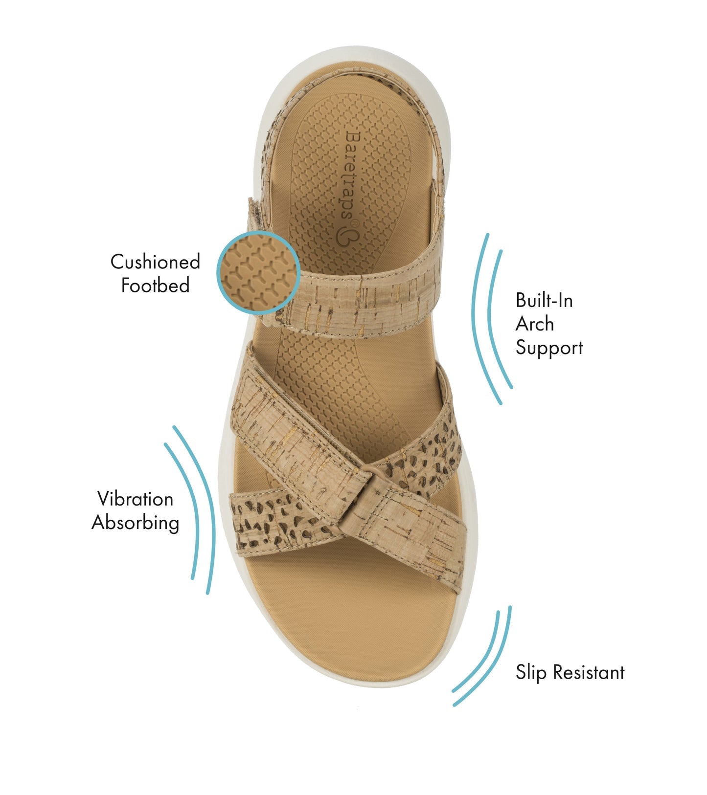 Baretraps Jubilee Sandal Natural