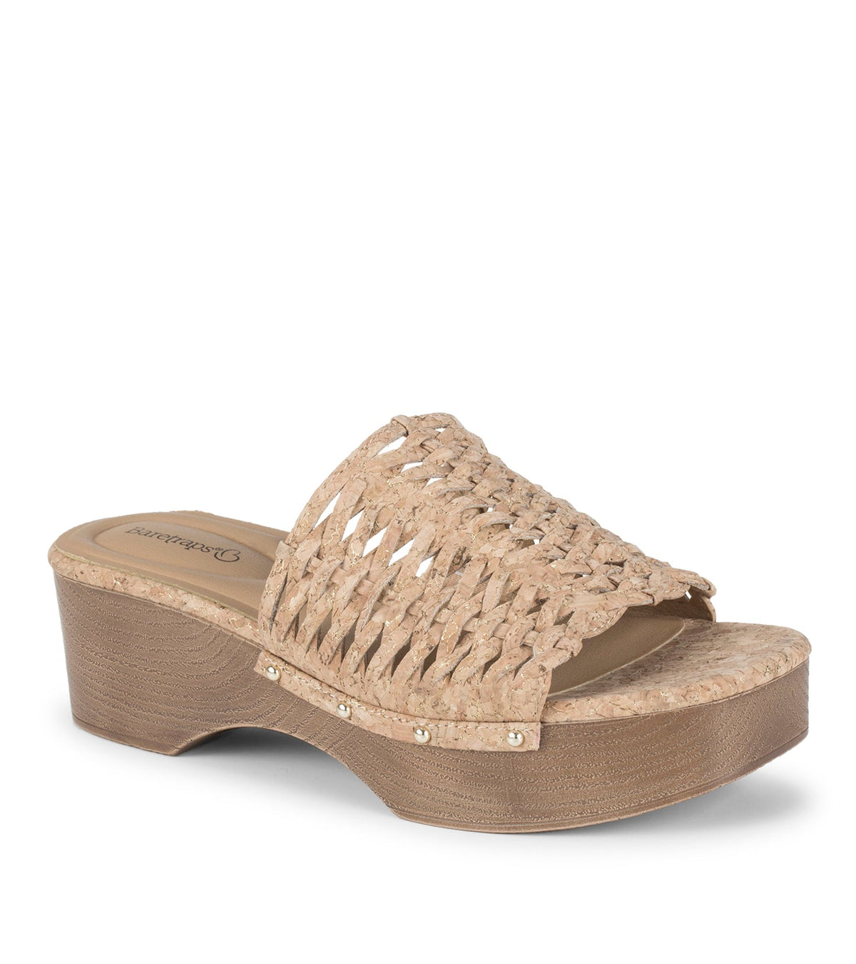 Baretraps Helenna Slide Sandal Natural/Gold