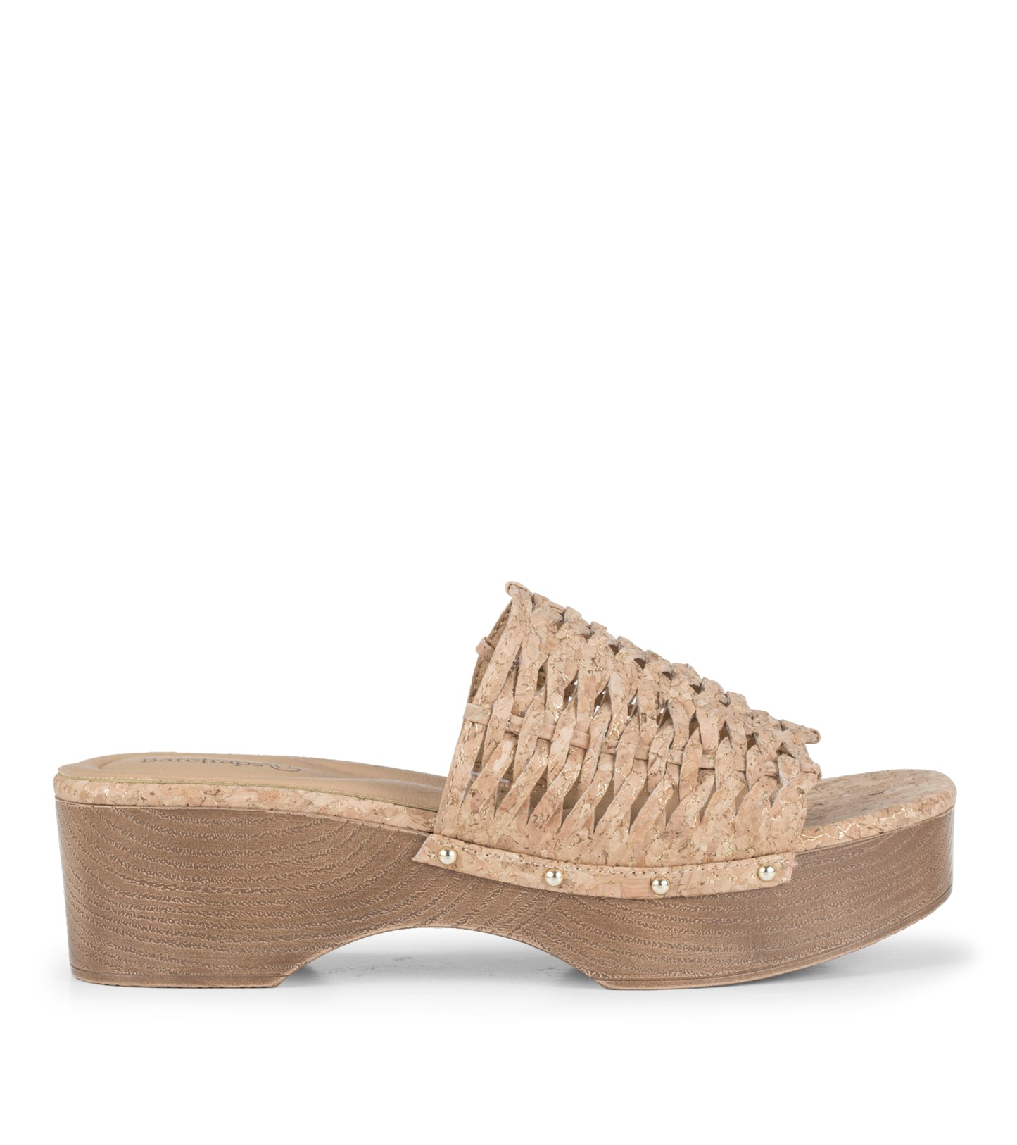 Baretraps Helenna Slide Sandal Natural/Gold