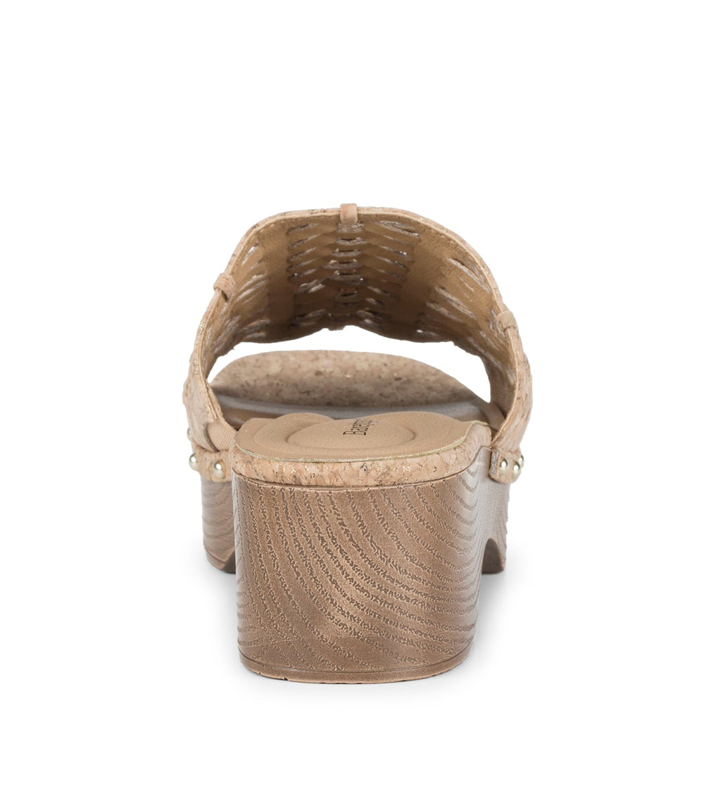 Baretraps Helenna Slide Sandal Natural/Gold