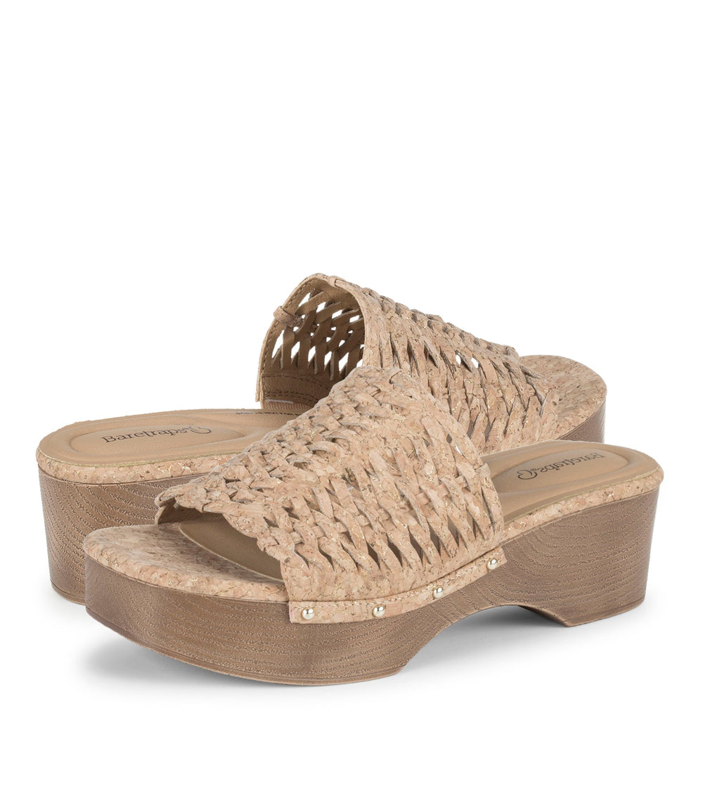 Baretraps Helenna Slide Sandal Natural/Gold