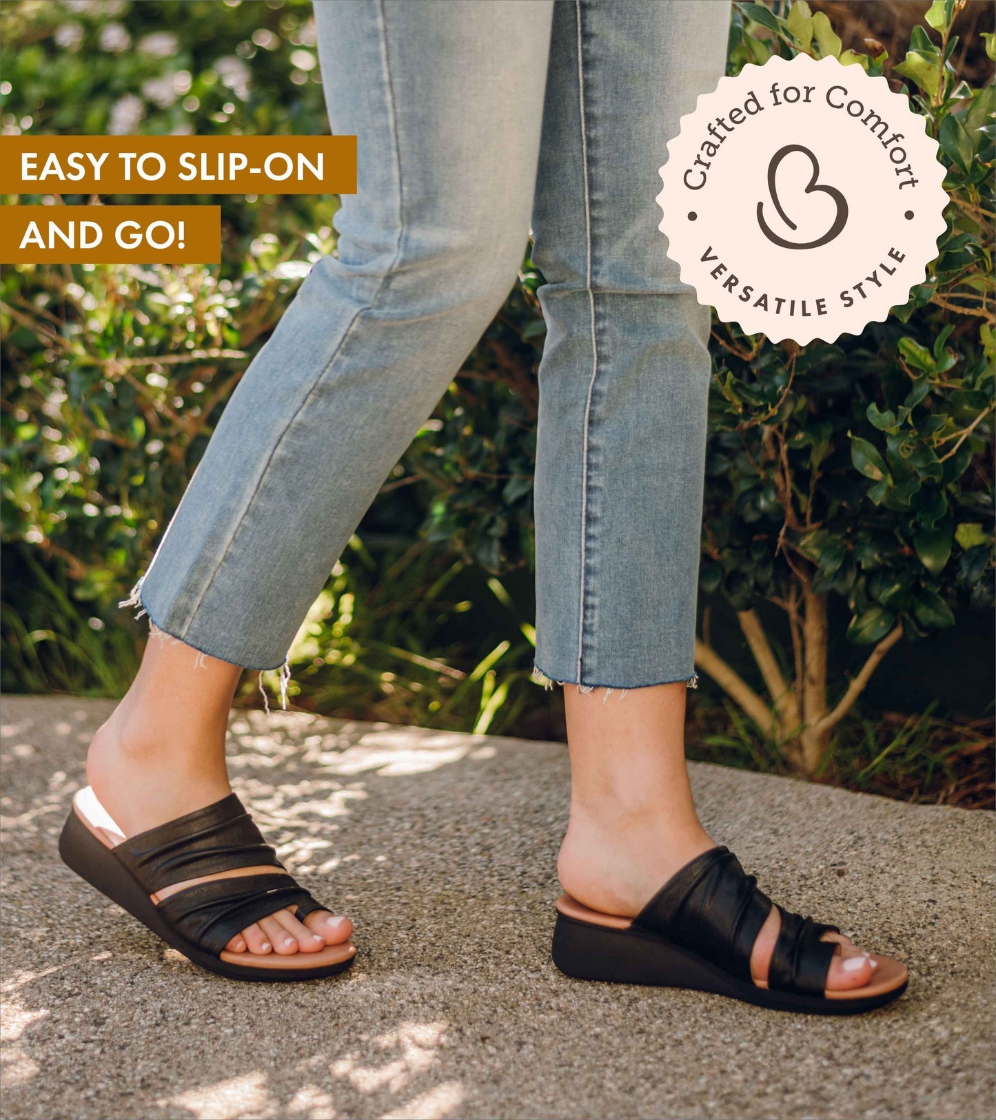 Baretraps Venus Slide Sandal Black