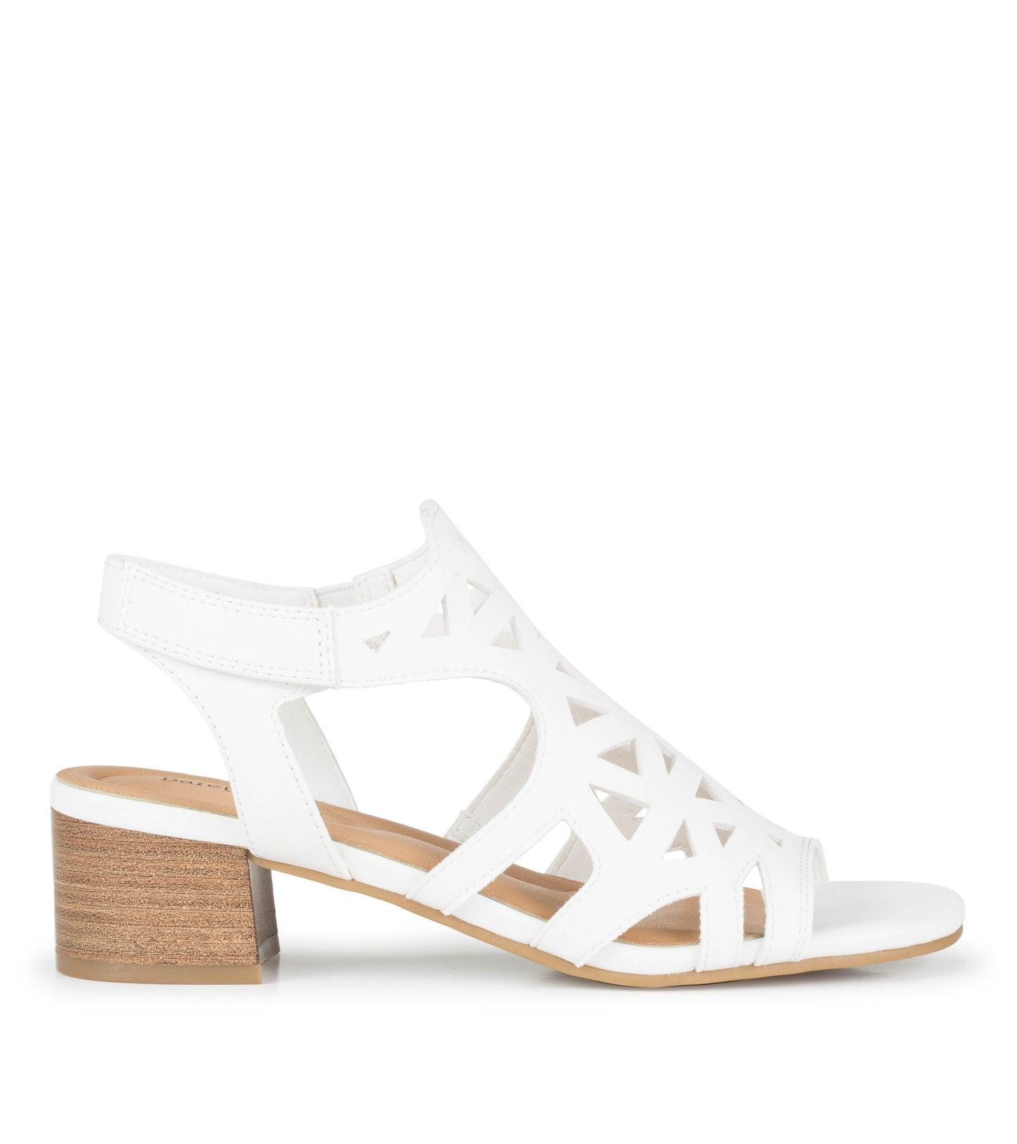 Baretraps Vayla Block Heel Sandal White