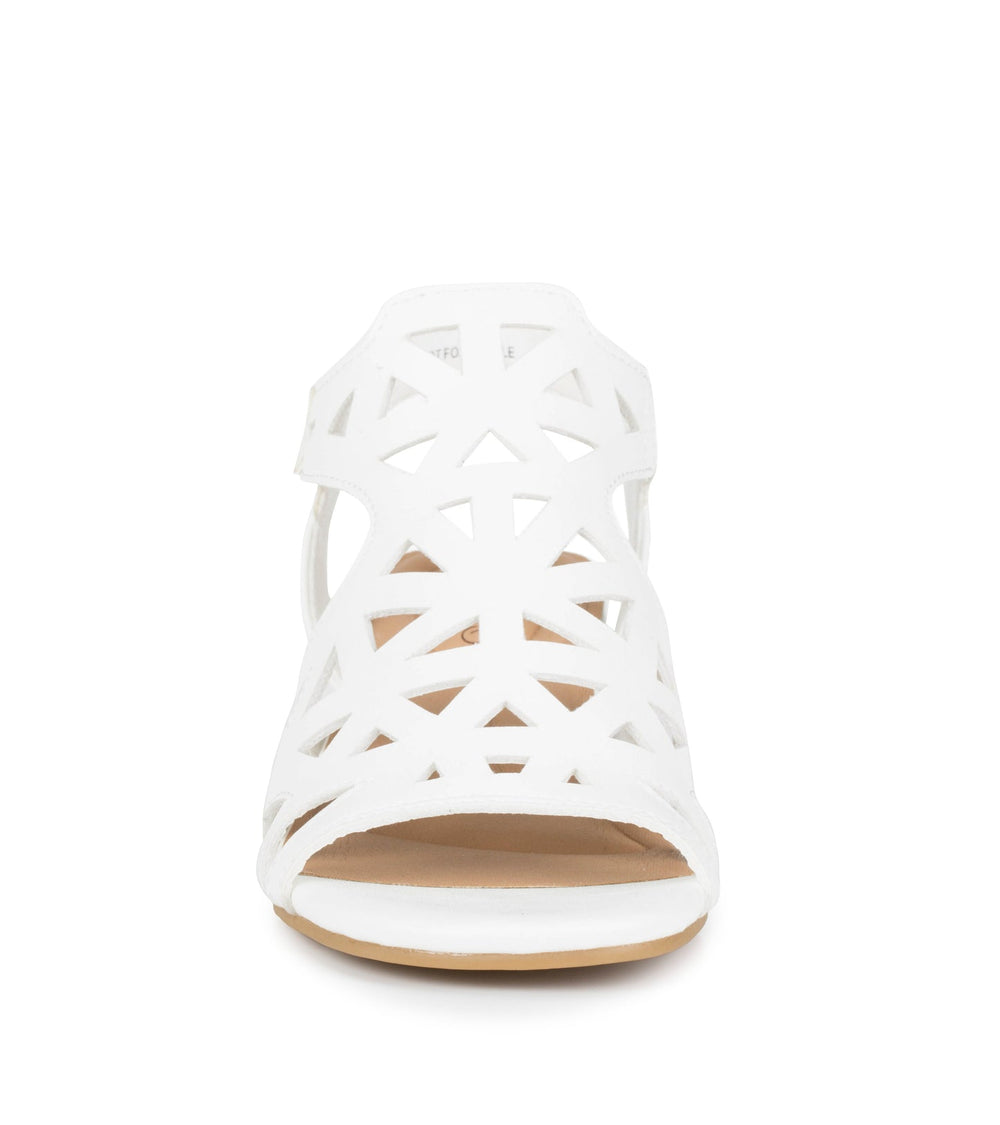 Baretraps Vayla Block Heel Sandal White