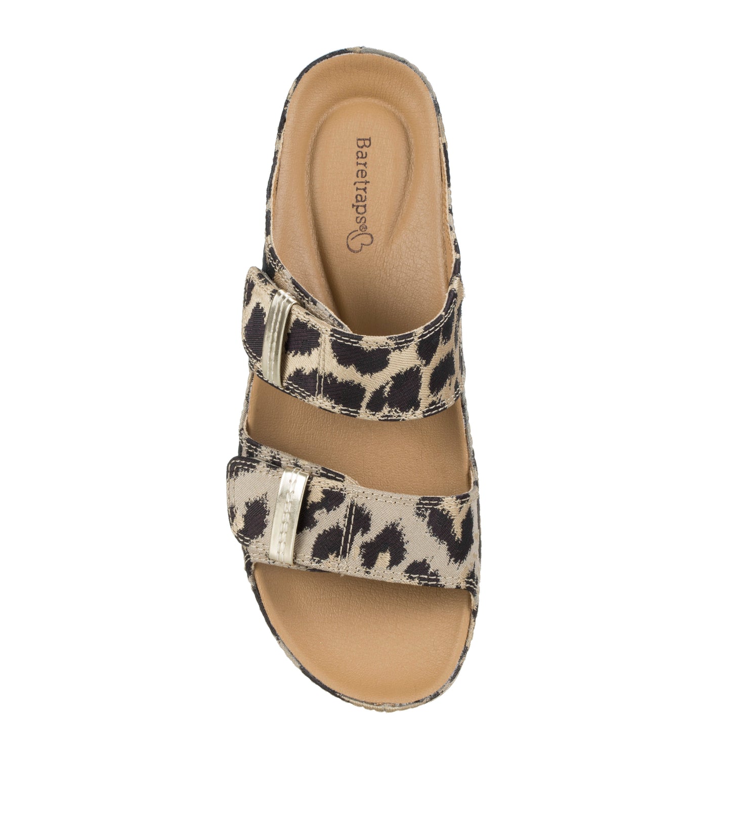 Baretraps Wisteria Slide Sandal Natural Multi Leopard