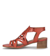Baretraps Velvet Block Heel Sandal Paprika