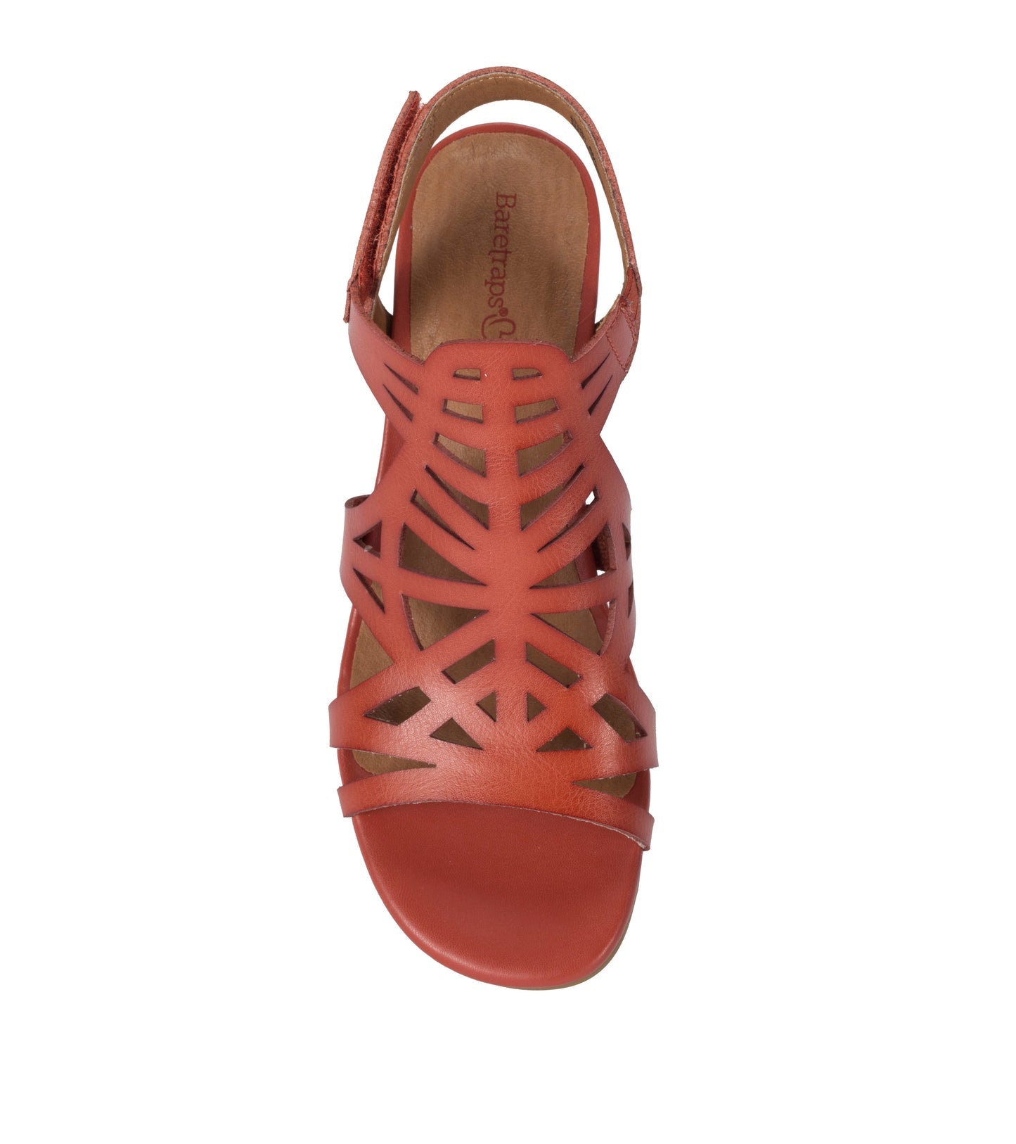 Baretraps Velvet Block Heel Sandal Paprika