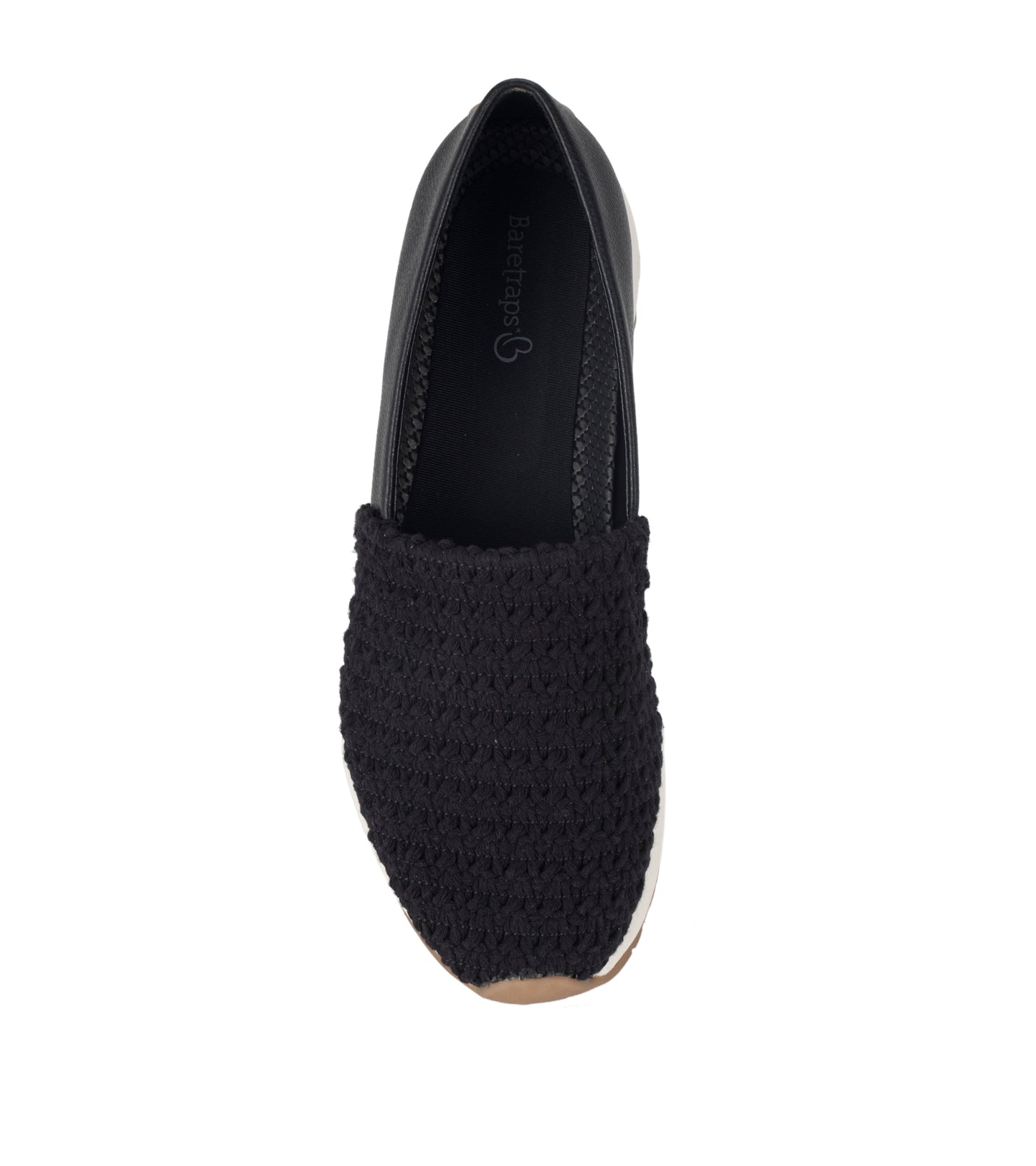 Baretraps Gennie Slip On Black Crochet