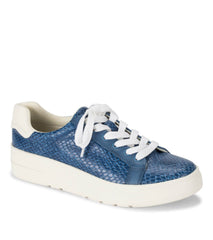 Baretraps Nishelle Lace Up Sneaker Ocean Snake