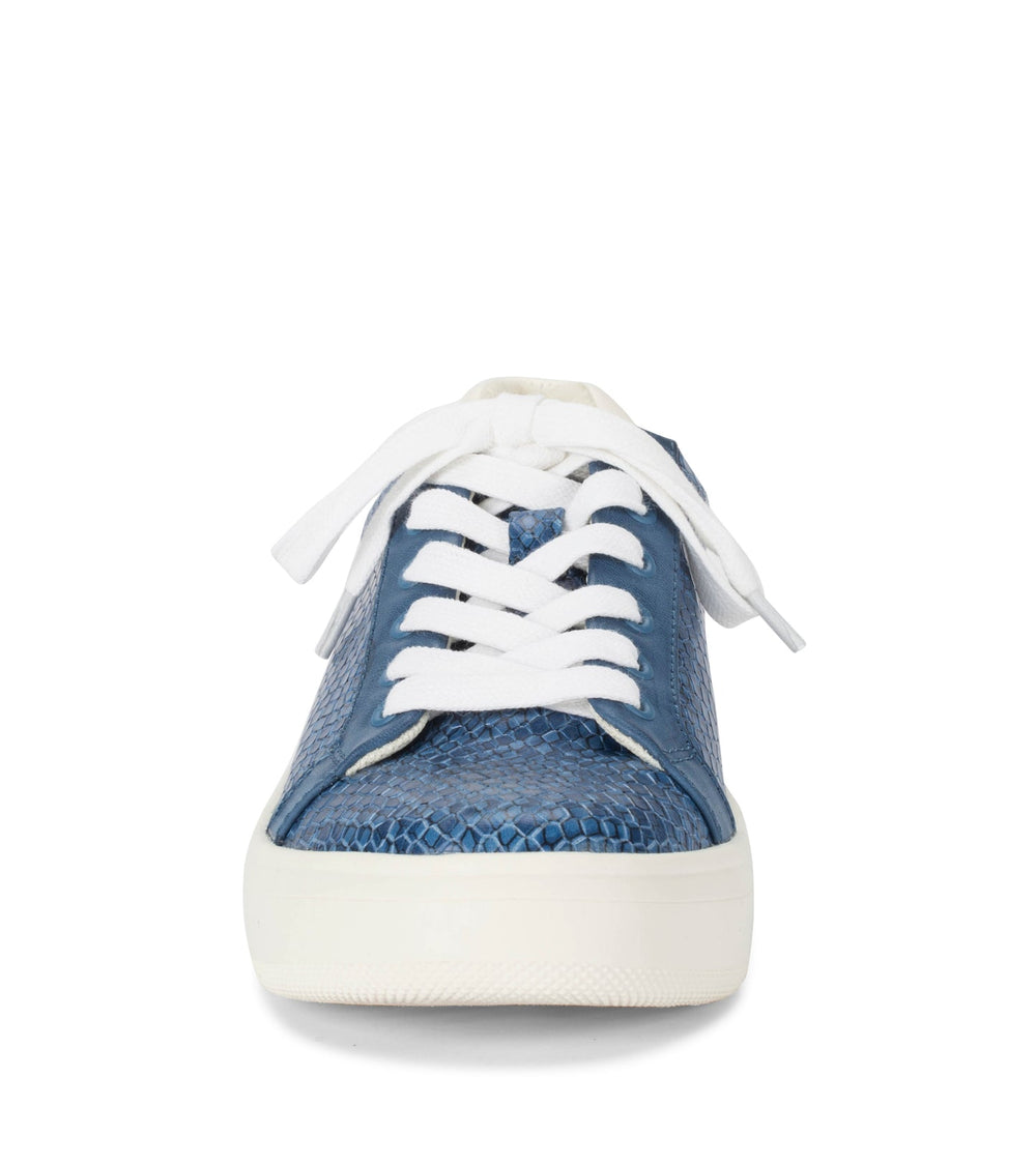 Baretraps Nishelle Lace Up Sneaker Ocean Snake