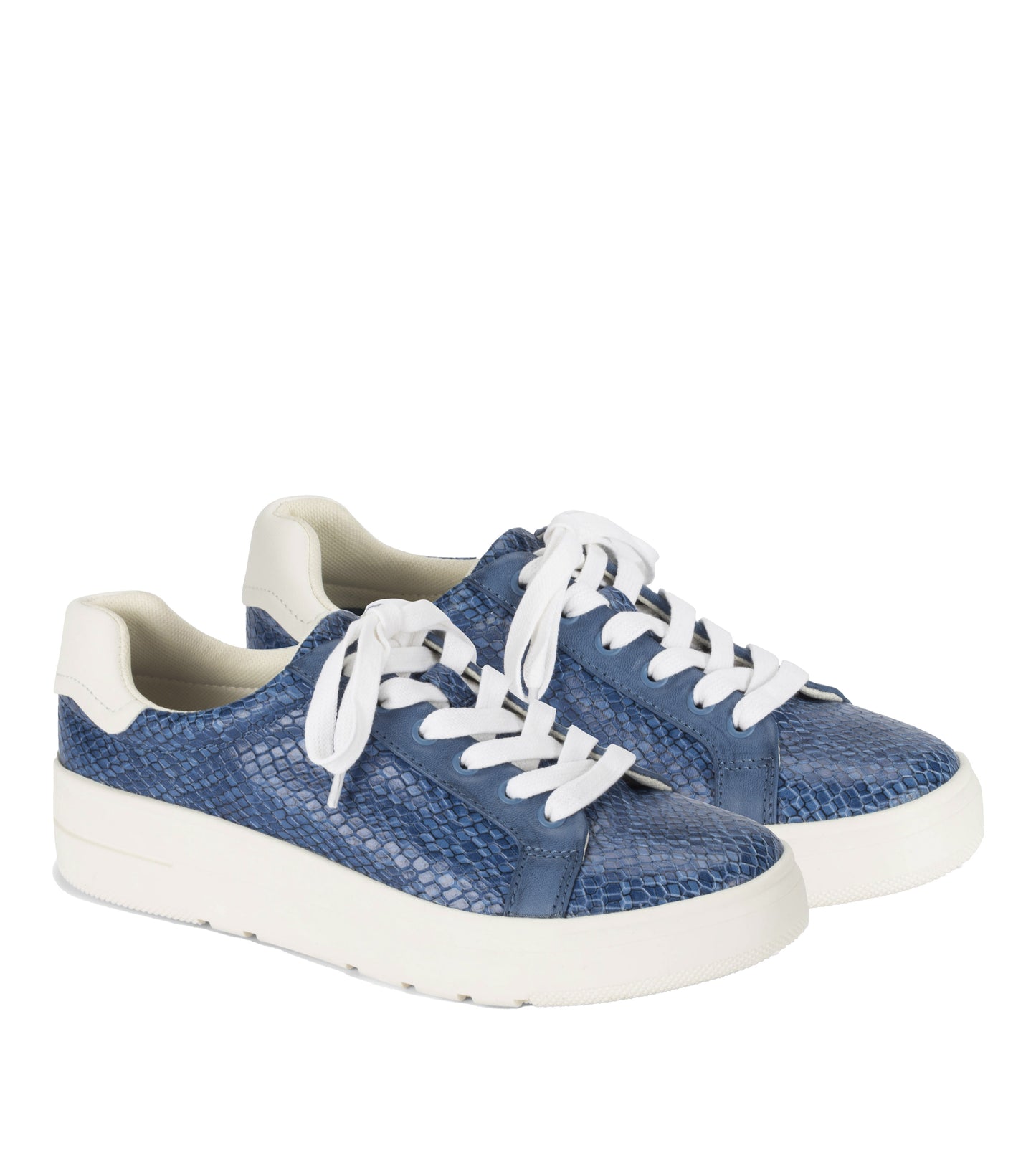 Baretraps Nishelle Lace Up Sneaker Ocean Snake