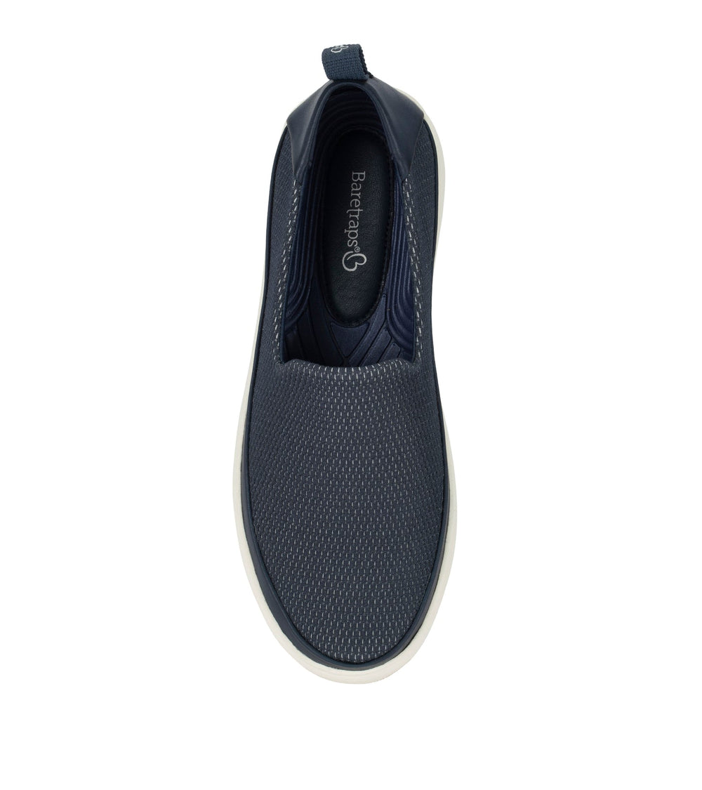 Baretraps Nevin Slip On Sneaker Navy Blue Mesh