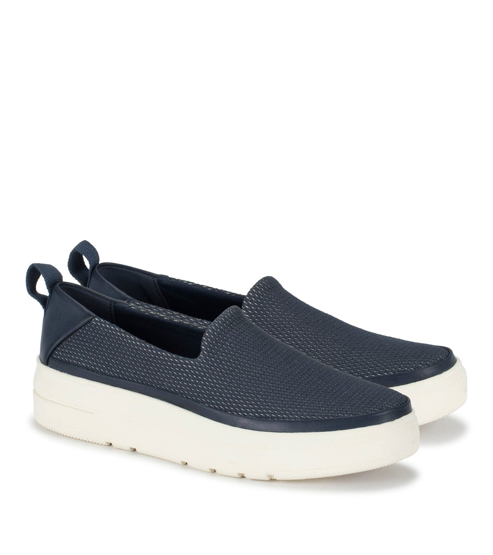 Baretraps Nevin Slip On Sneaker Navy Blue Mesh