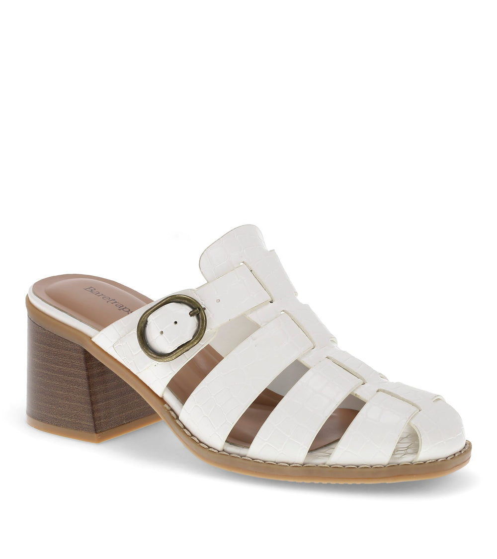 Baretraps Whitnie Block Heel Sandal Cream