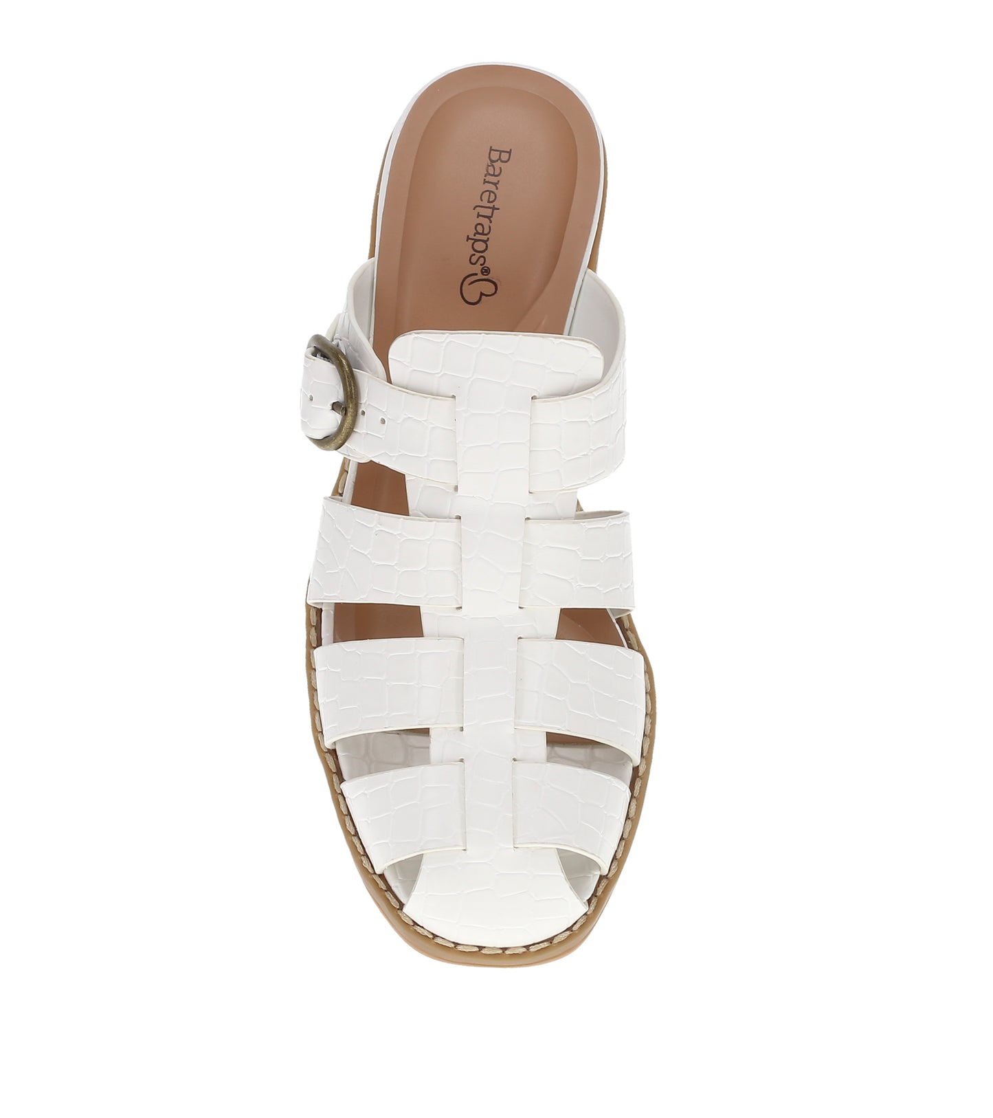 Baretraps Whitnie Block Heel Sandal Cream