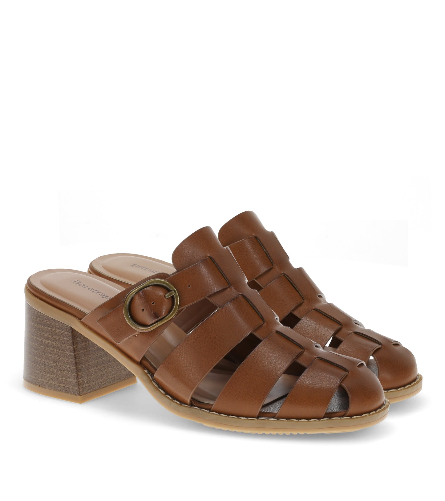 Baretraps Whitnie Block Heel Sandal Dark Beechnut