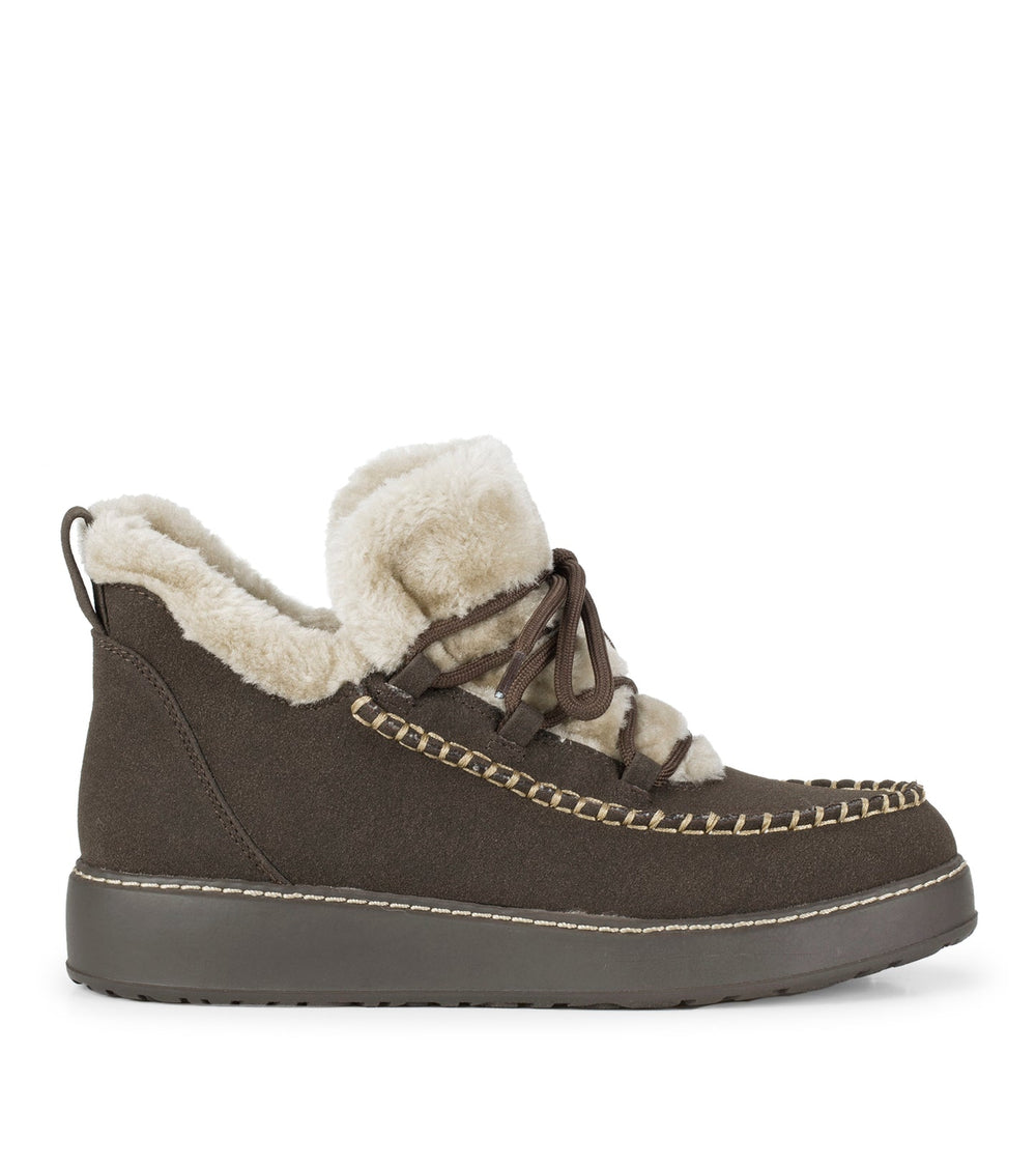 Baretraps Faelyn Moc Toe Bootie Dark Brown
