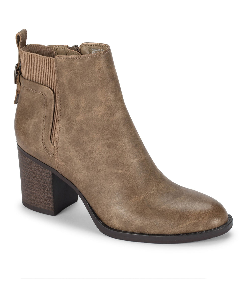 Baretraps Rhoslyn Block Heel Bootie Taupe