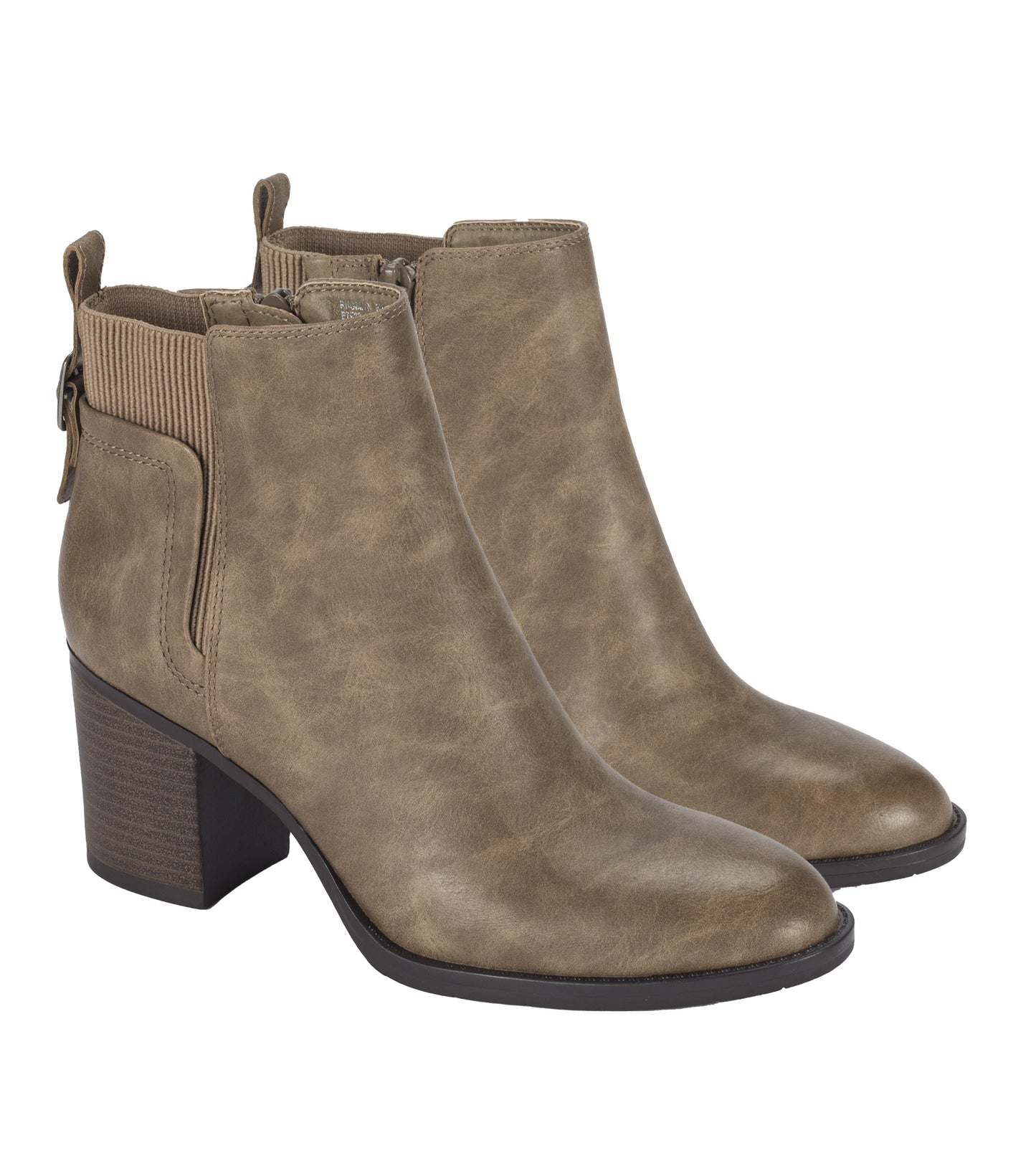 Baretraps Rhoslyn Block Heel Bootie Taupe