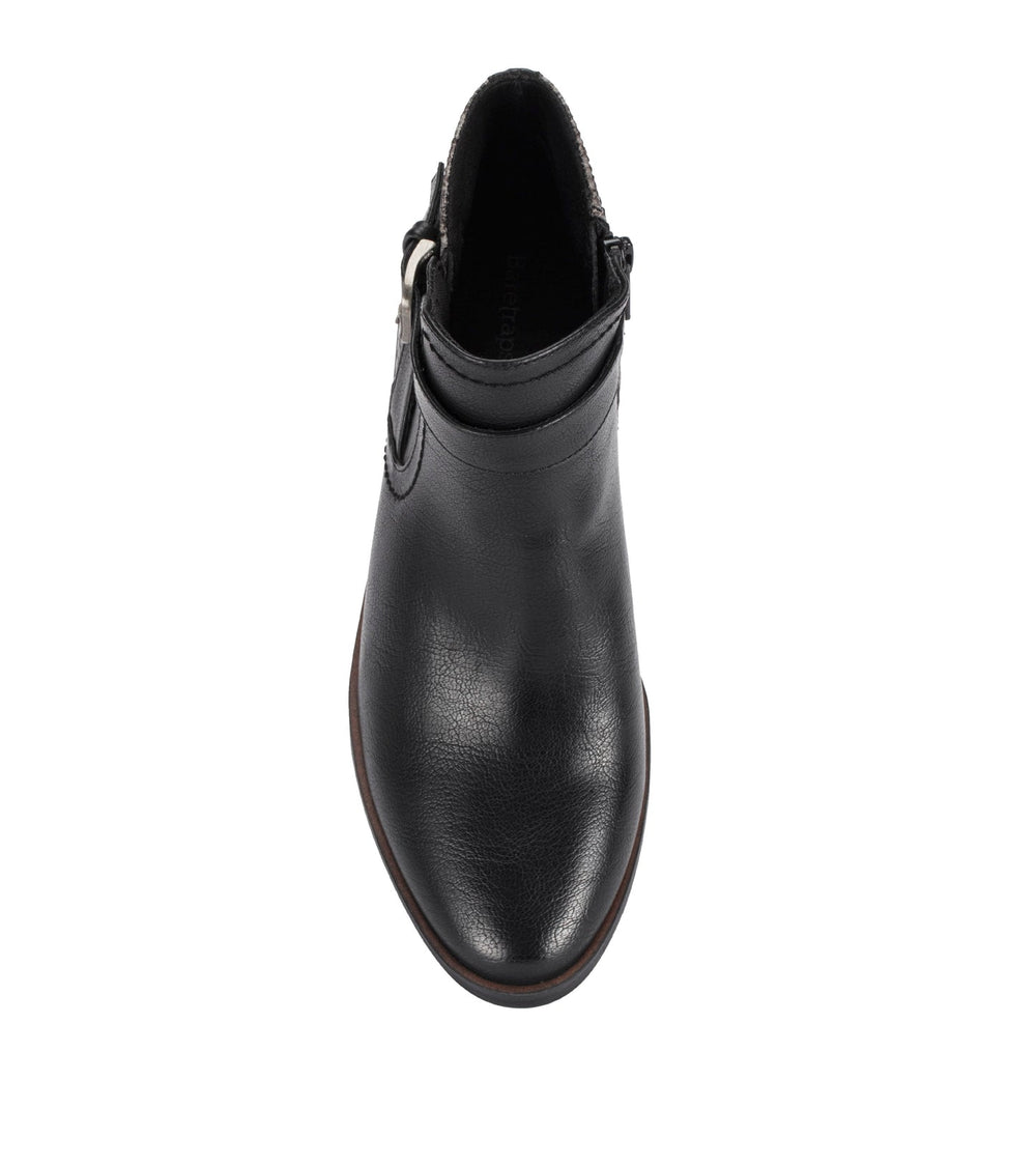 Baretraps Maci Bootie Black Snake