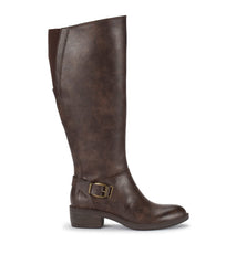 Baretraps Sasson Wide Calf Tall Boot Dark Brown