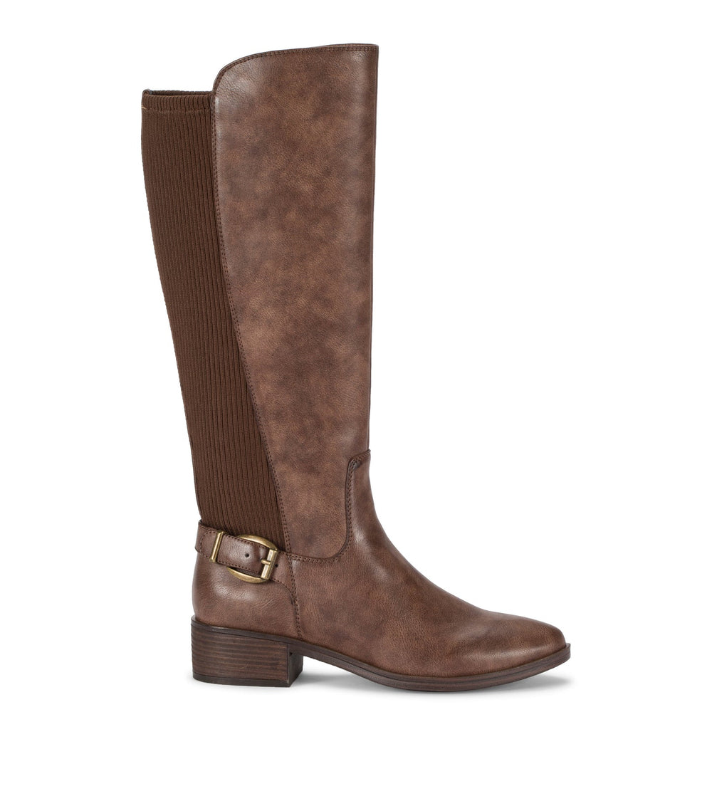 Baretraps McKayla Wide Calf Tall Boot Dark Brown